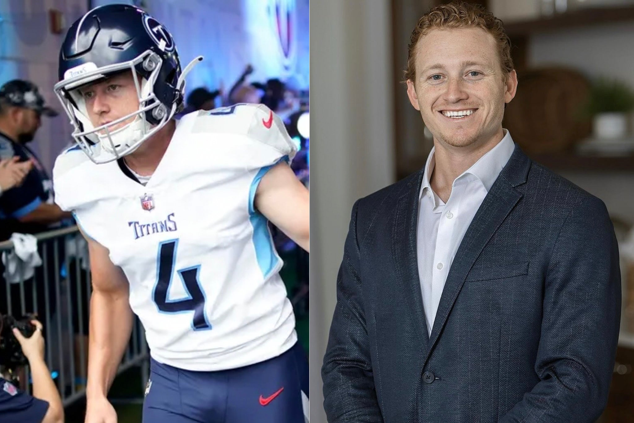 Ryan Stonehouse Tennessee Titans punter real estate agent