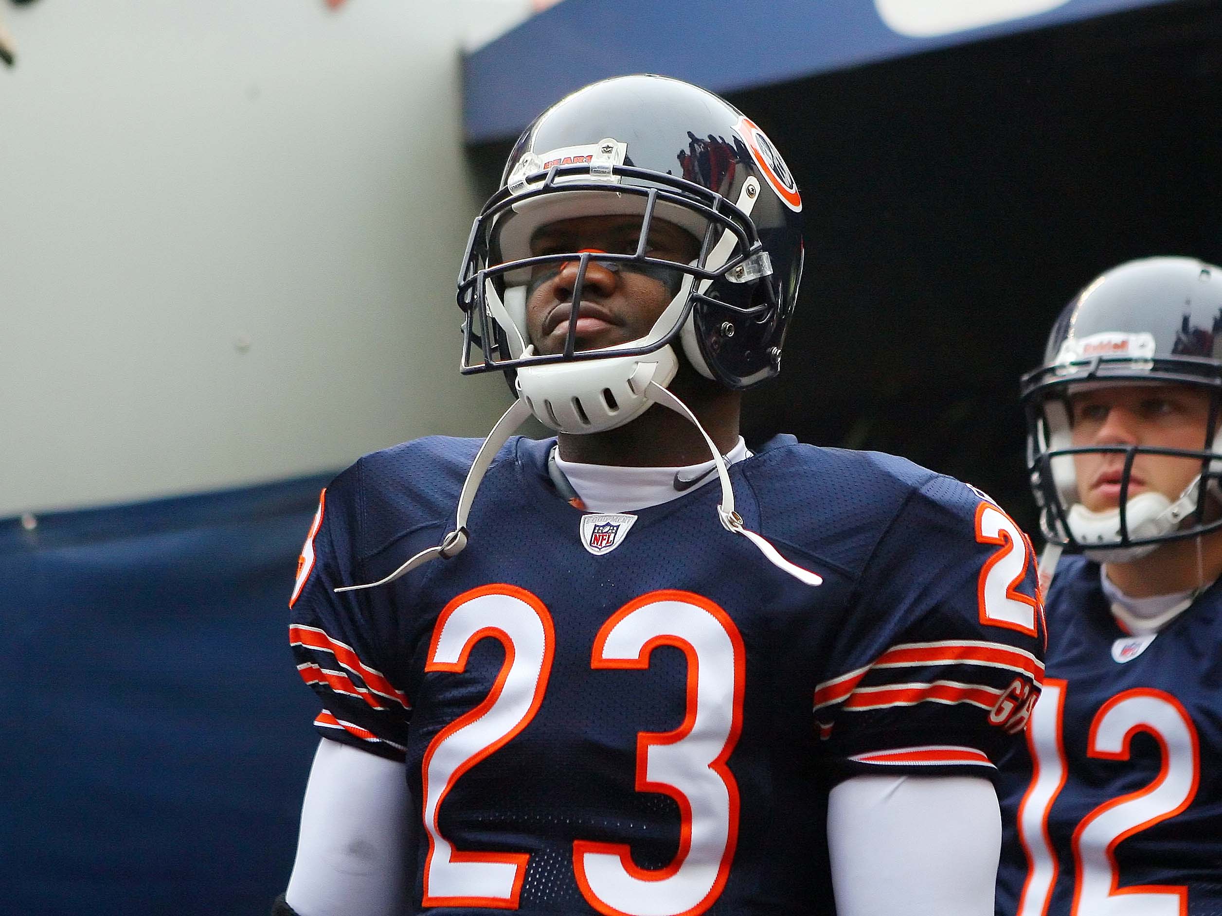 Dec 4, 2011; Chicago, IL, USA; Chicago Bears wide receiver Devin Hester (23) prior to a game against the Kansas City Chiefs at Soldier Field. The Chiefs defeated the Bears 10-3.