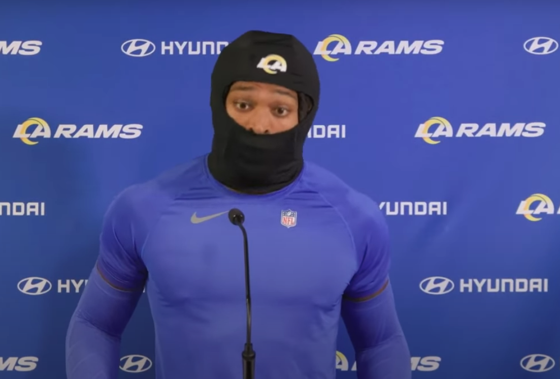 Former Los Angeles Rams cornerback Jalen Ramsey goes on a rant defending Raheem Morris.