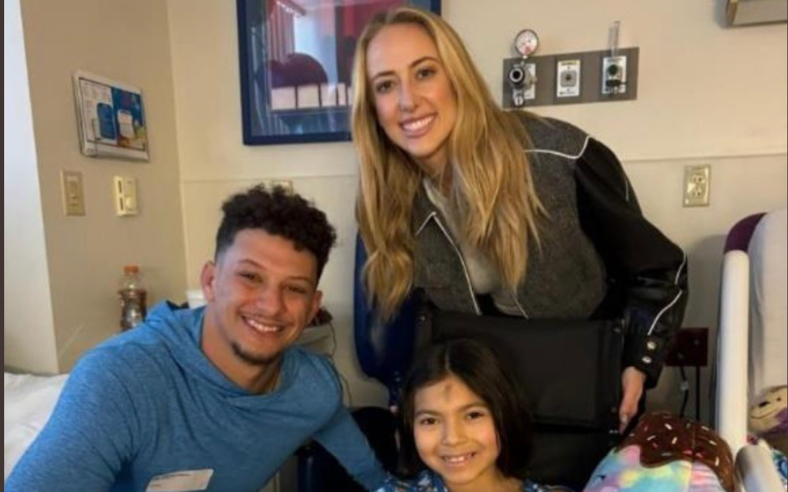 Patrick and Brittany Mahomes visit children wounded at Chiefs Super Bowl parade shooting