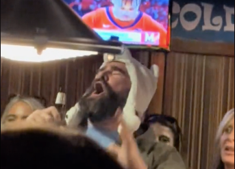 Philadelphia Eagles center Jason Kelce spotted enjoying himself in a polar bear hat at the Jersey Shore.