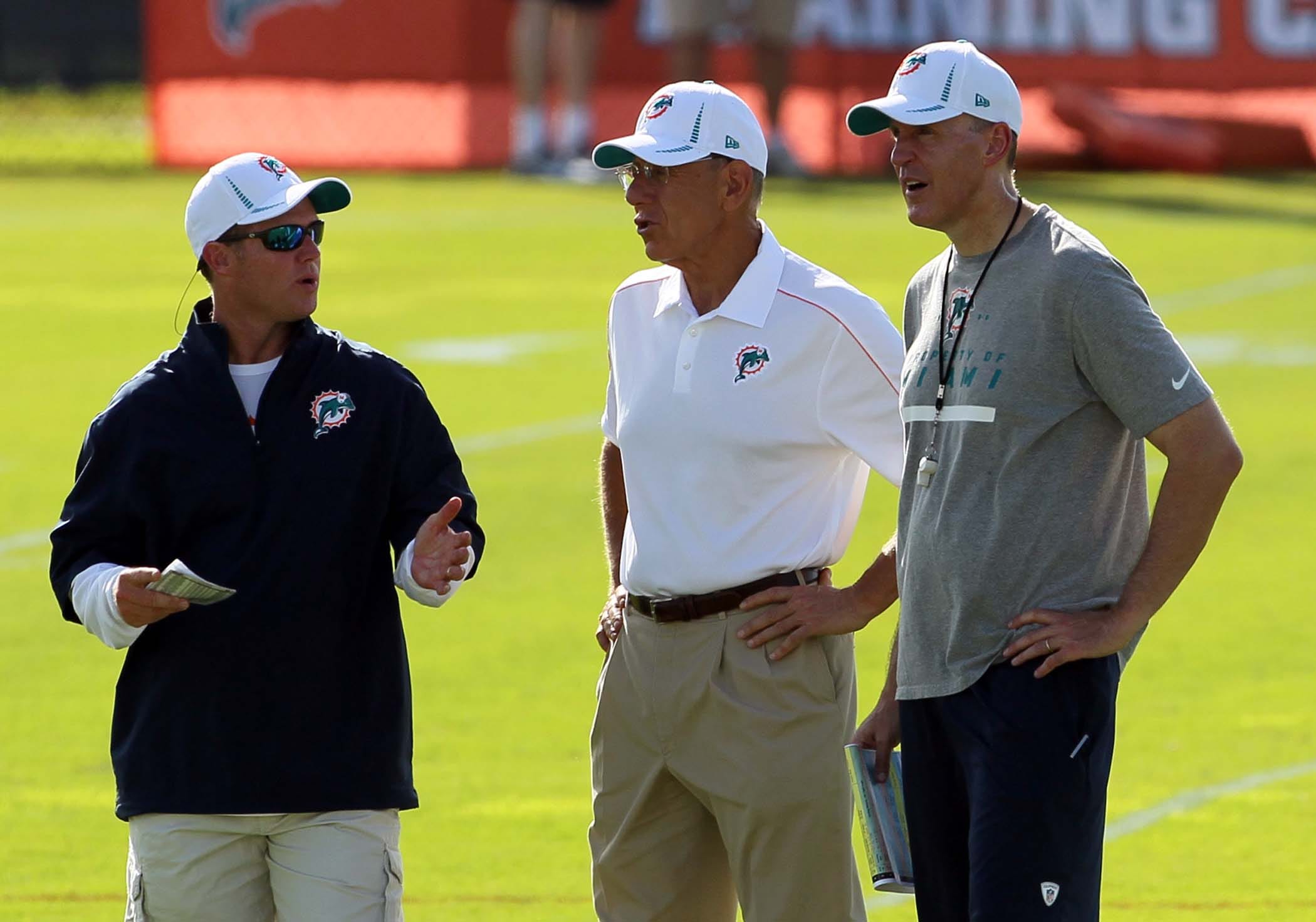 Joe Philbin Miami Dolphins Las Vegas Raiders