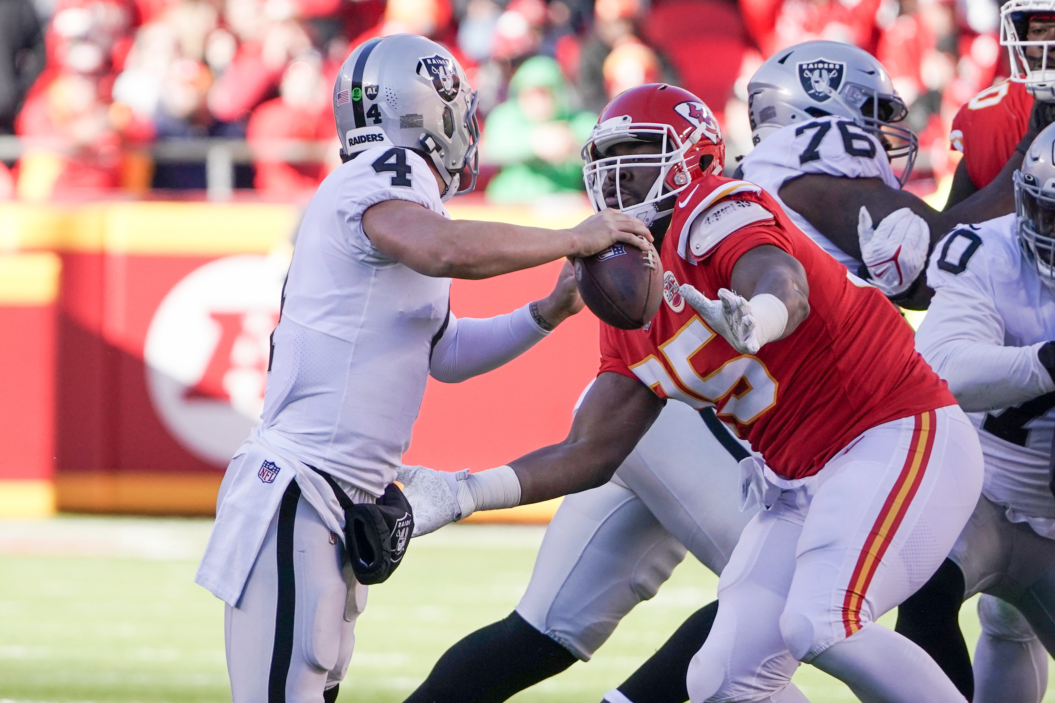 Kansas City Chiefs Chris Jones Las Vegas Raiders