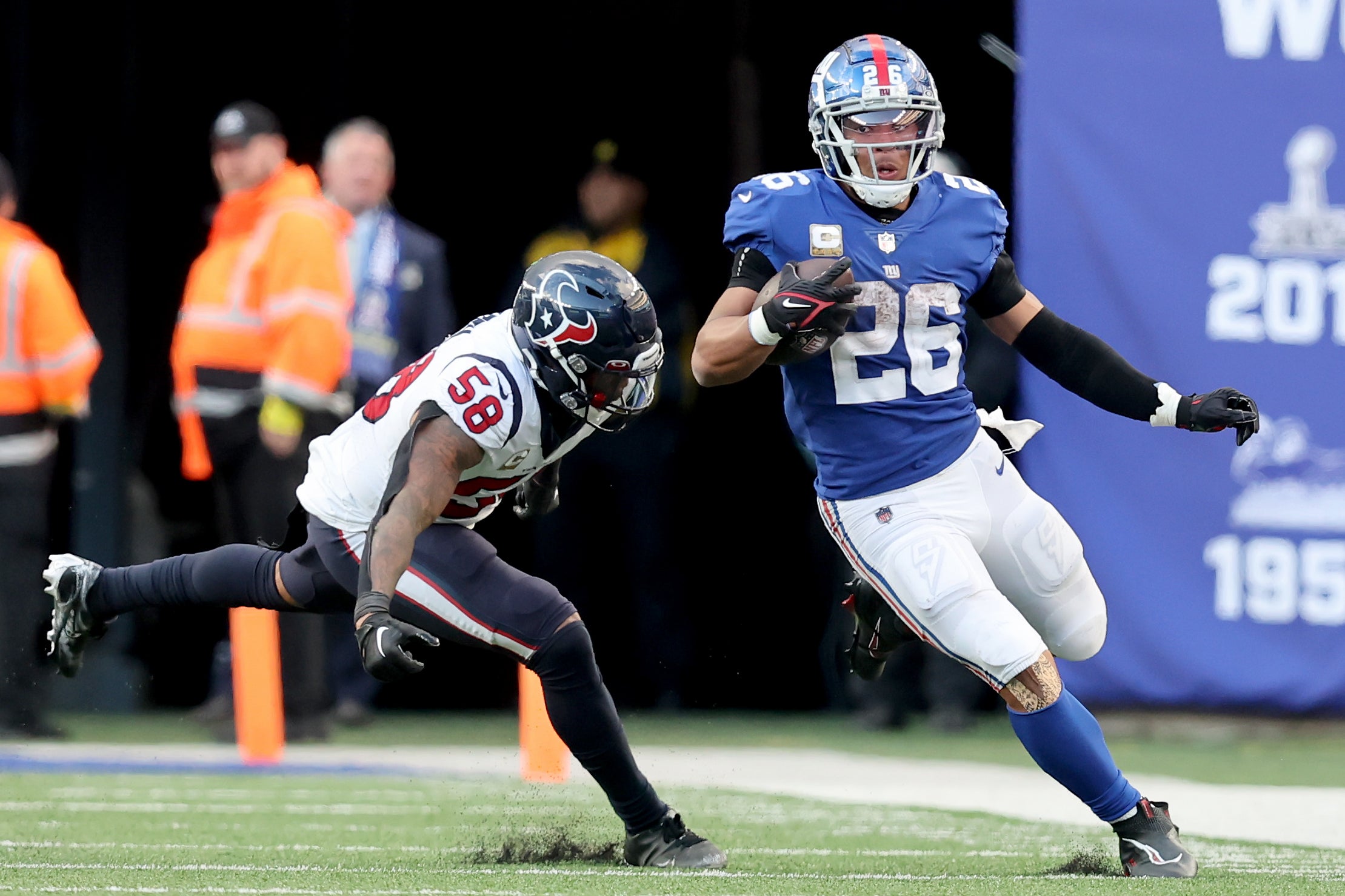 New York Giants Saquon Barkley Houston texans