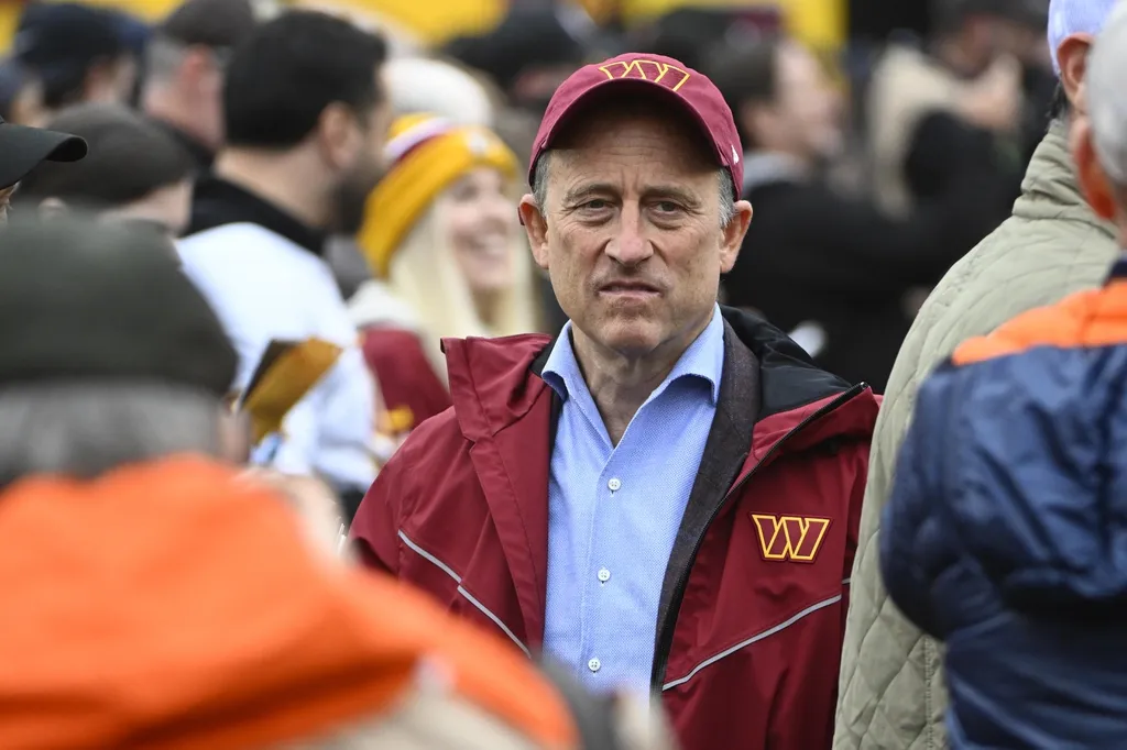 Washington Commanders owner Josh Harris before the game against the Miami Dolphins at FedExField.
