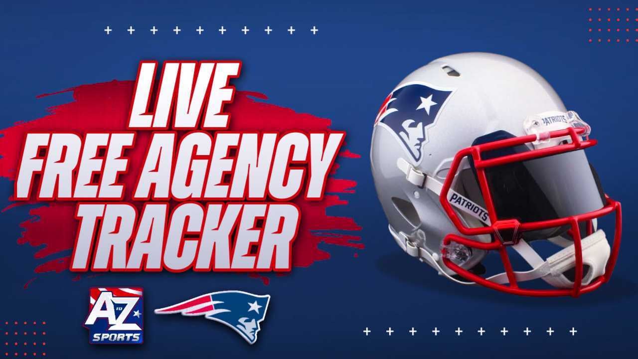Patriots Live Free Agency Tracker Graphic