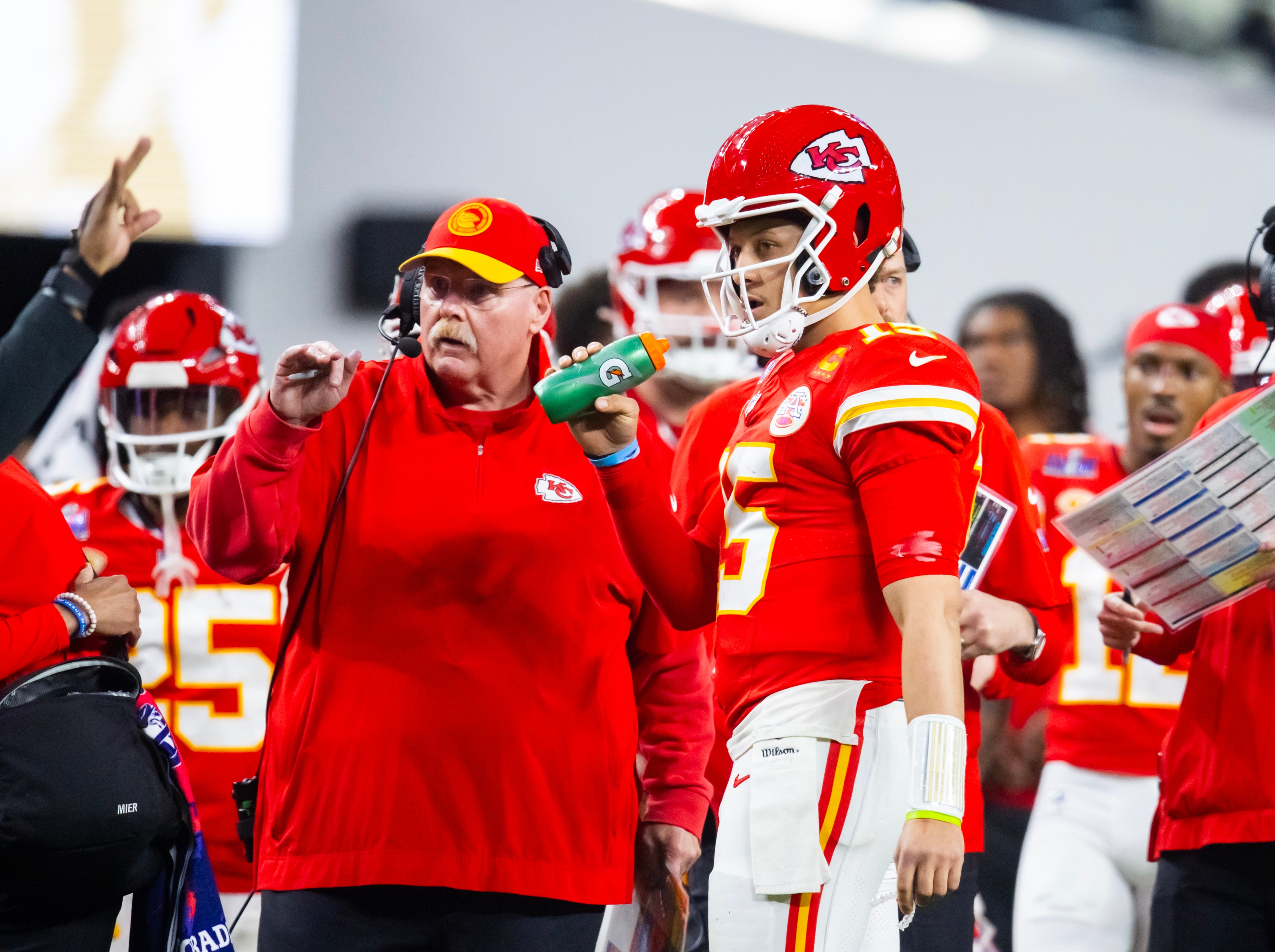 Kansas City Chiefs Patrick Mahomes Andy Reid