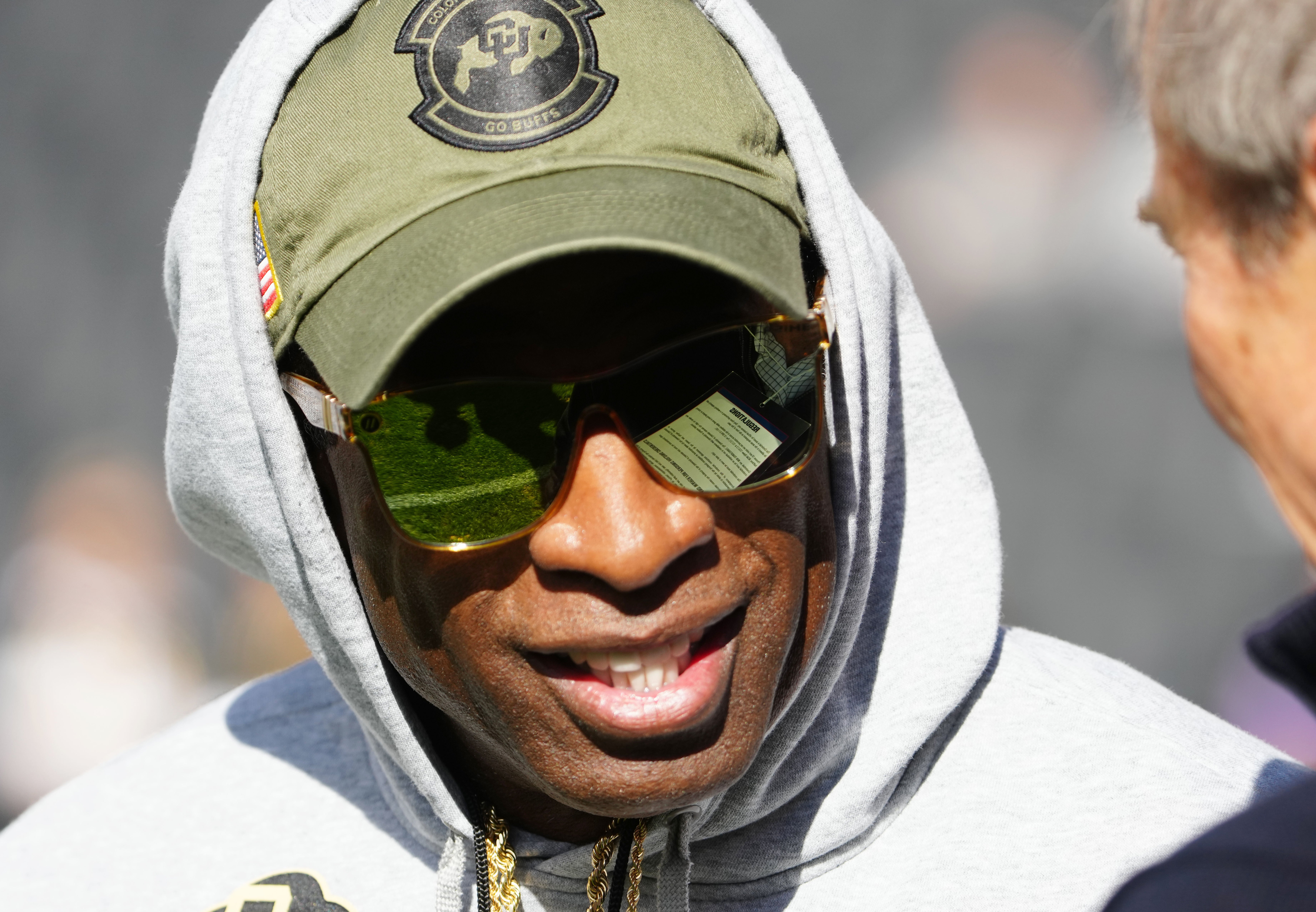 Nov 11, 2023; Boulder, Colorado, USA; Colorado Buffaloes head coach Deion Sanders before the game against the Arizona Wildcats at Folsom Field.
