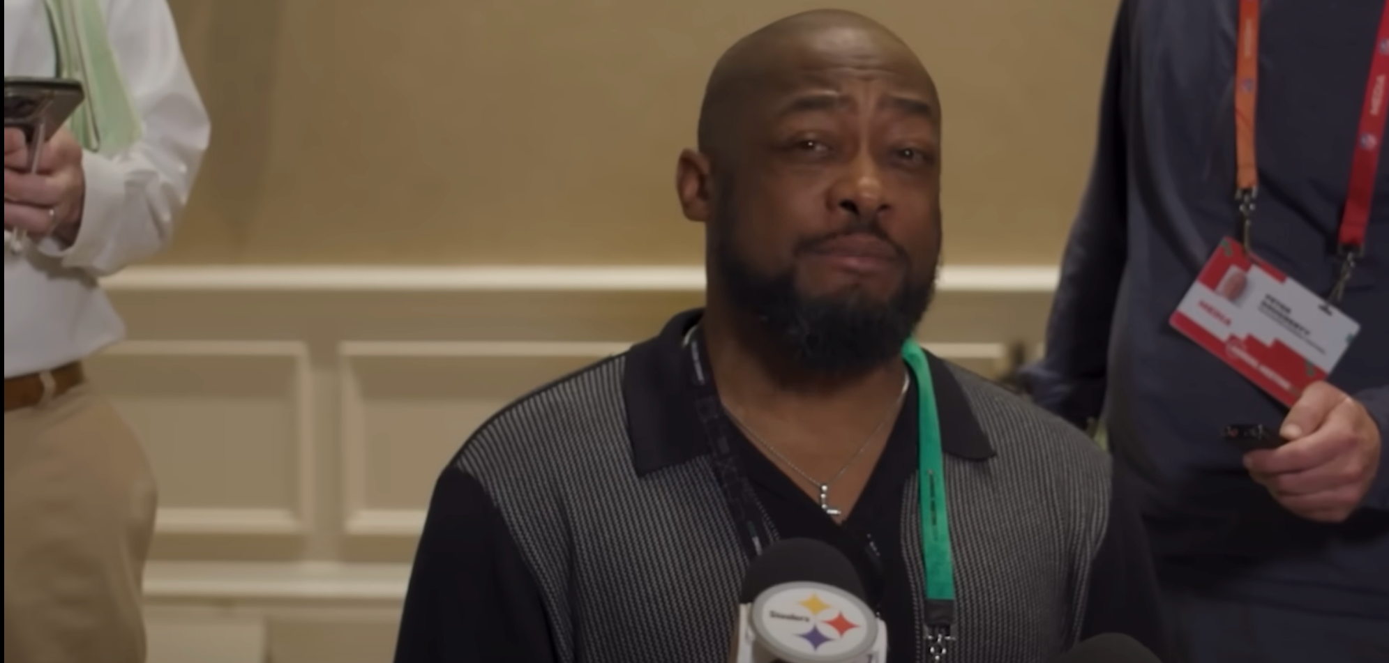 Mike Tomlin spoke to the media at 2024 league owners' meetings in Orlando, Florida. 3/25/23
