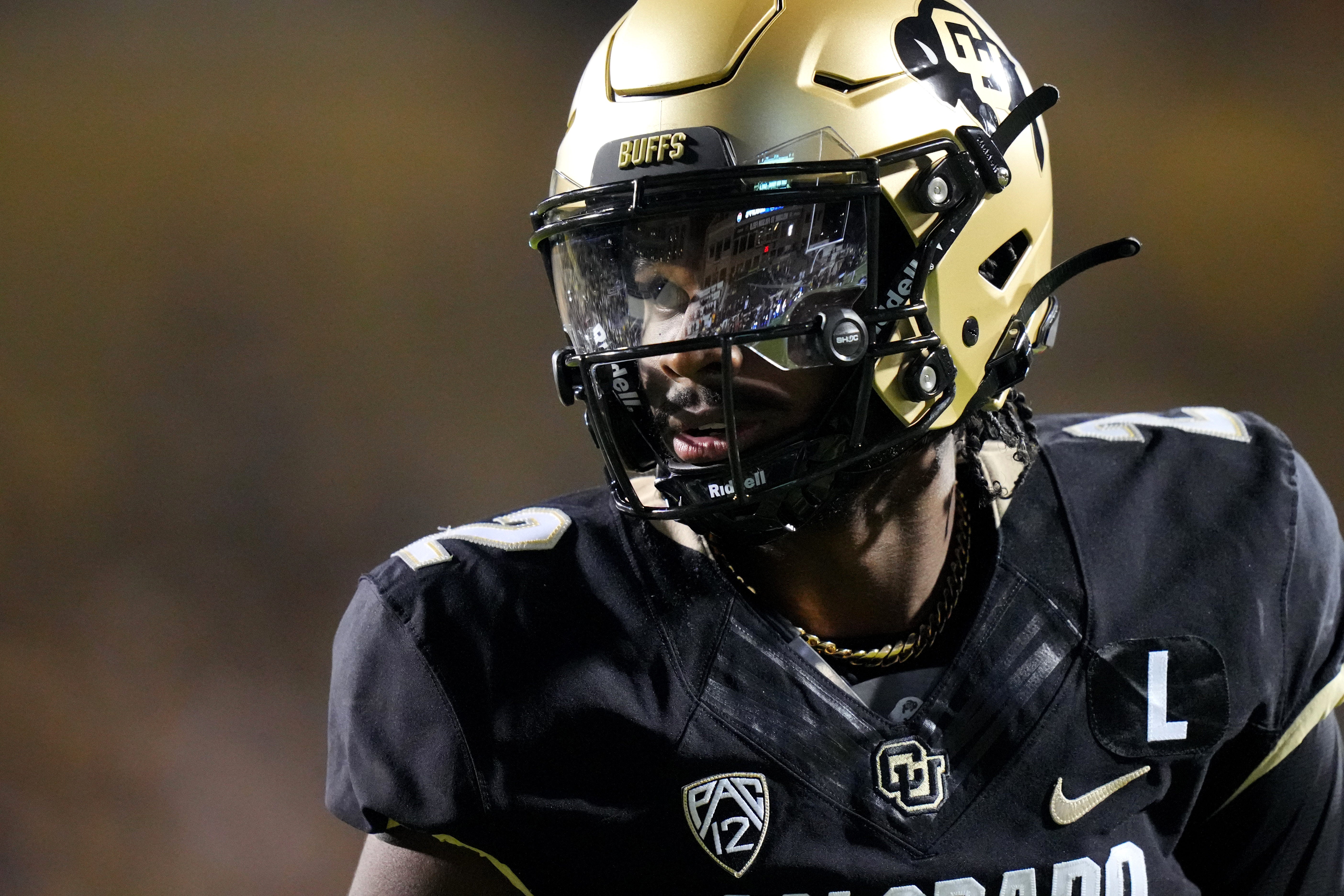 Oct 13, 2023; Boulder, Colorado, USA; Colorado Buffaloes quarterback Shedeur Sanders (2) warms up prior to losing in embarrassing fashion against the Stanford Cardinal at Folsom Field.