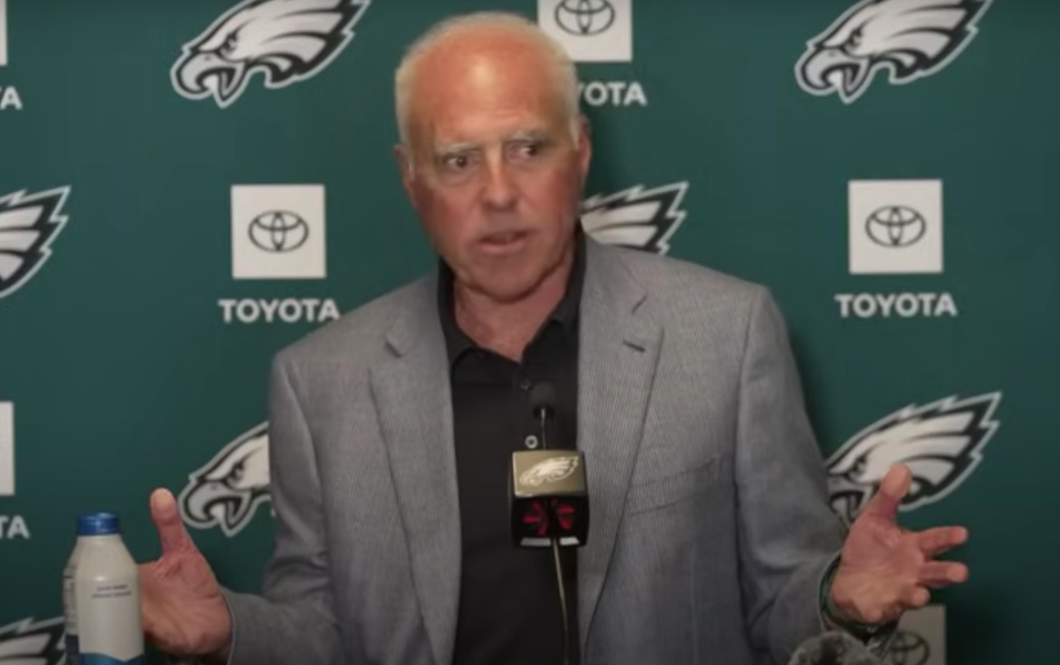 Philadelphia Eagles owner Jeffrey Lurie addresses the media during the NFL's annual league meetings.