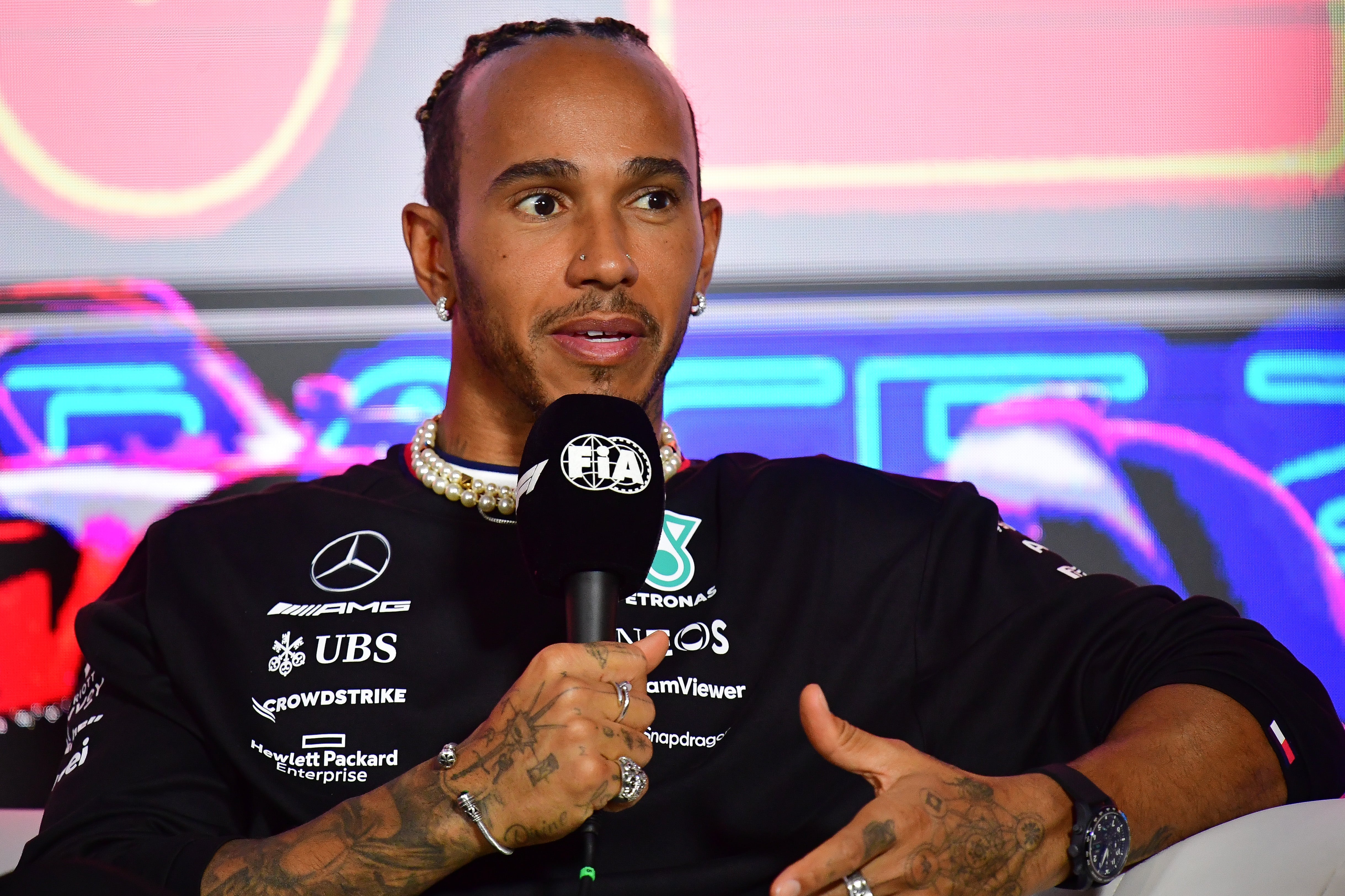 Lewis Hamilton Denver Broncos