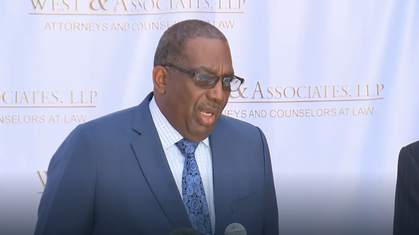 Royce West pictured during Thursday's press conference.