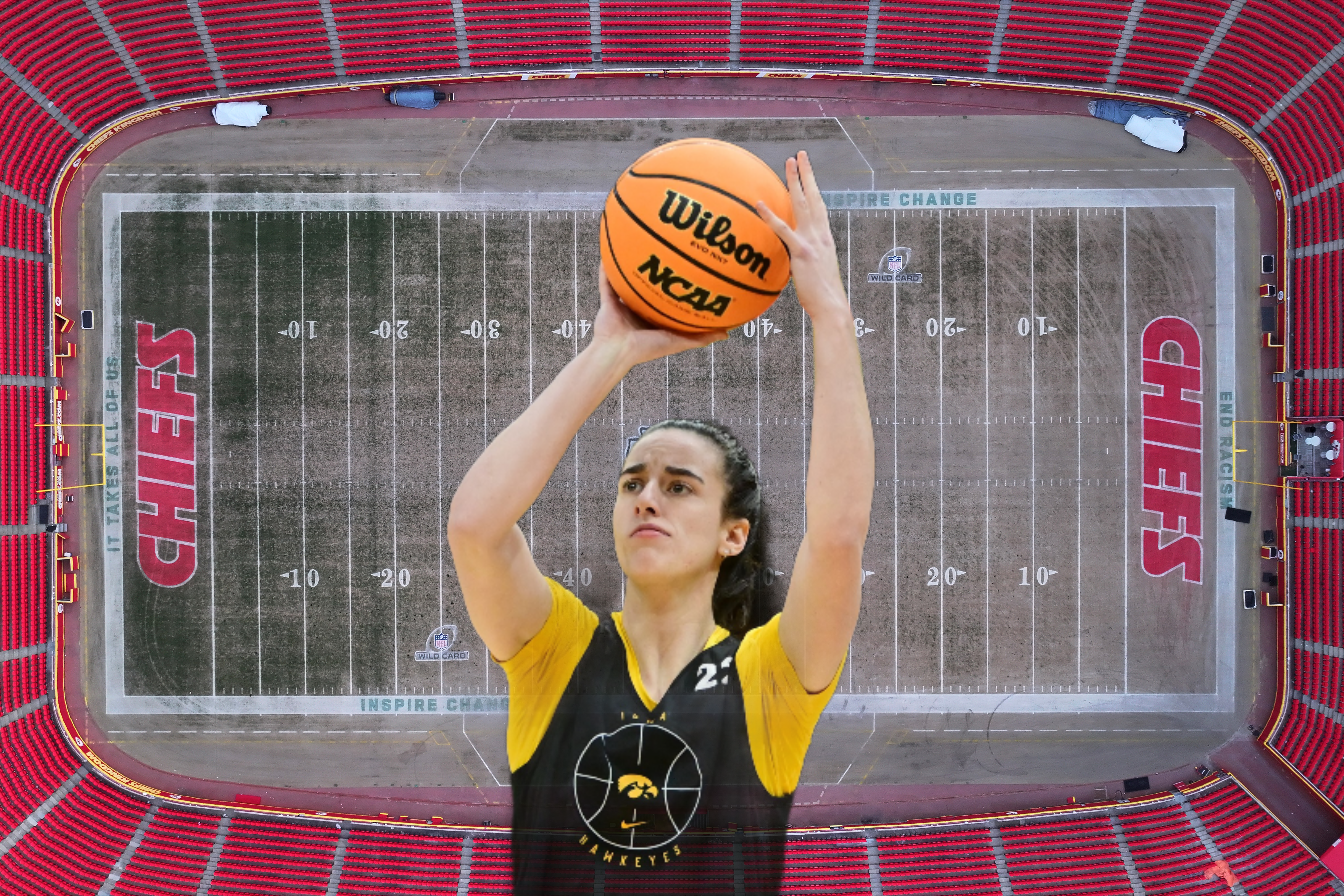 Arrowhead Stadium, Caitlin Clark