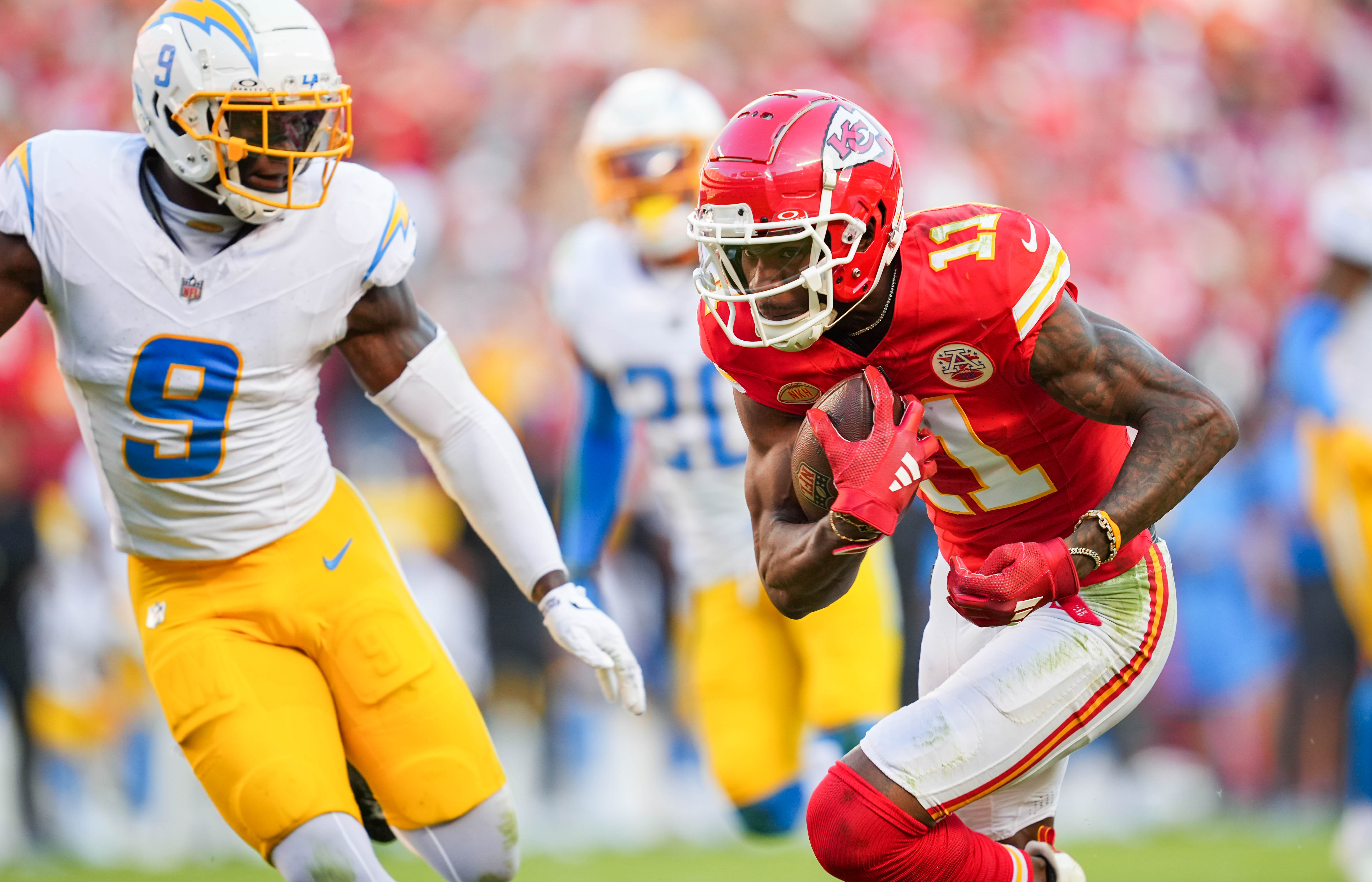 Los Angeles Chargers Kansas City Chiefs Marquez Valdes-Scantling