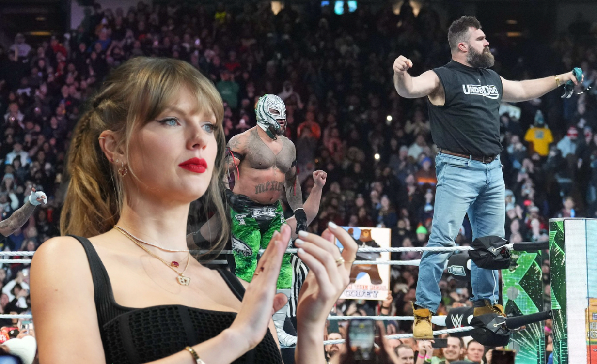 Taylor Swift, Jason Kelce, WrestleMania