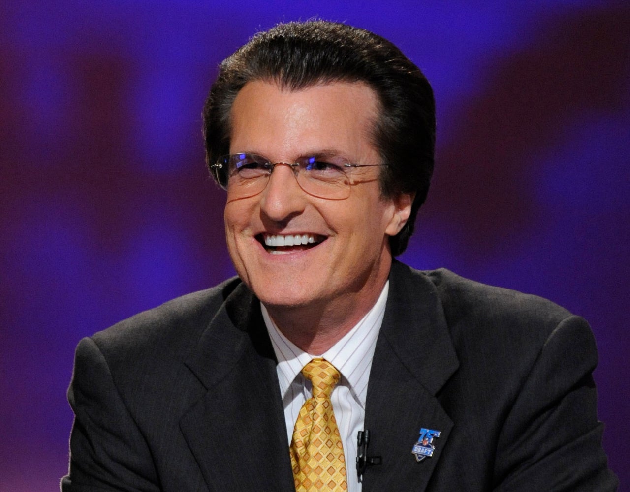 Apr 22, 2009; New York, NY, USA; ESPN analyst Mel Kiper Jr. during the 2010 NFL Draft at Radio City Music Hall.