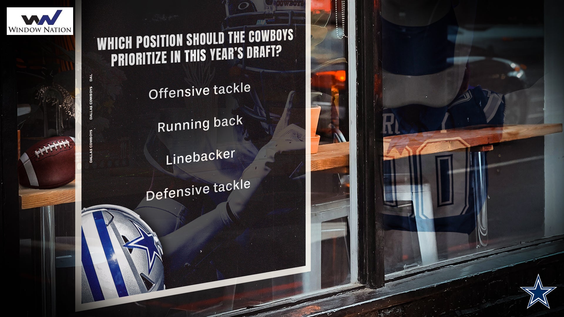 Cowboys latest tweet asking for fan input on their draft strategy