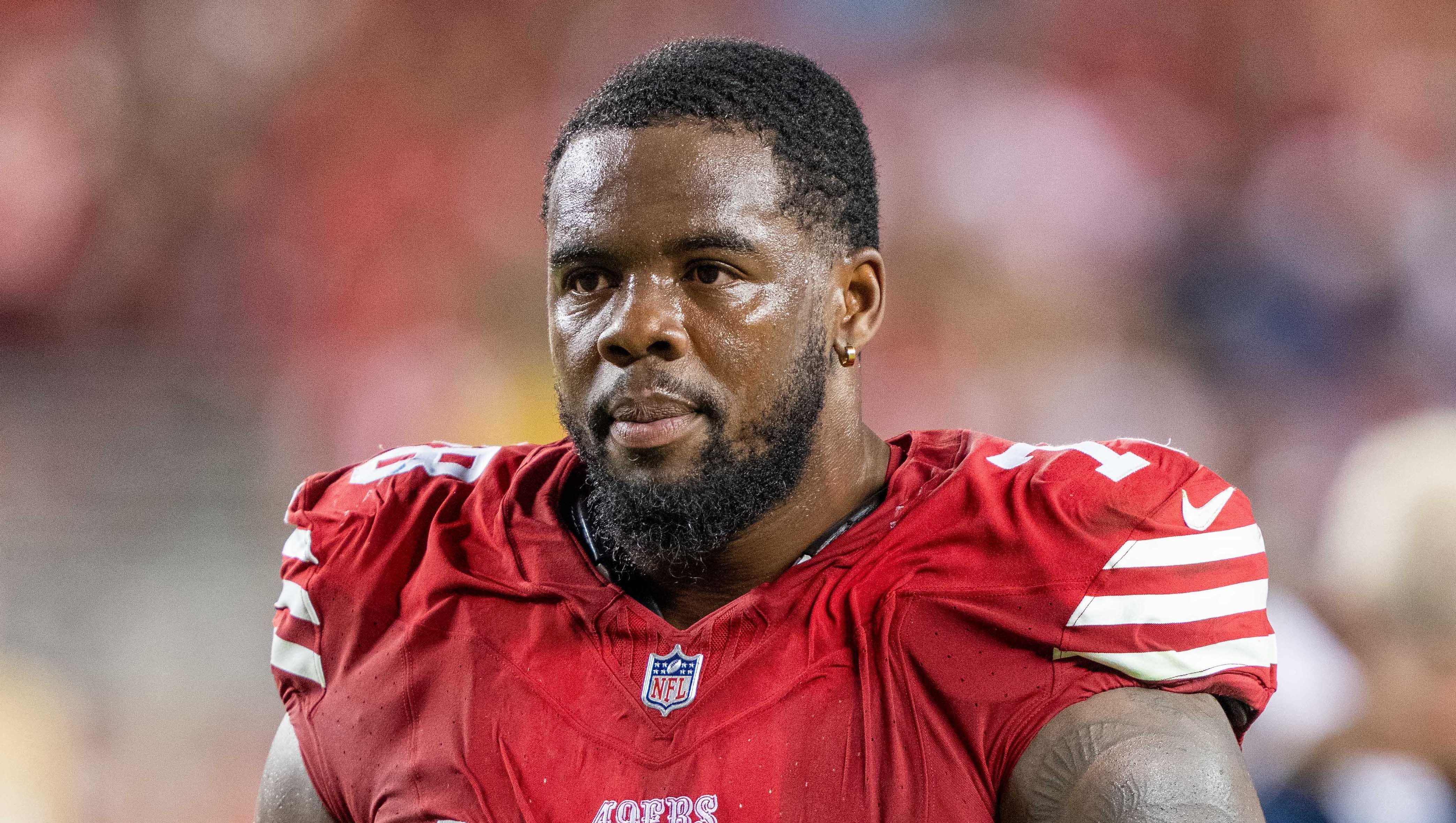 San Francisco 49ers offensive tackle Leroy Watson IV (78) after the game against the Denver Broncos at Levi's Stadium. Kyle Terada-USA TODAY Sports
