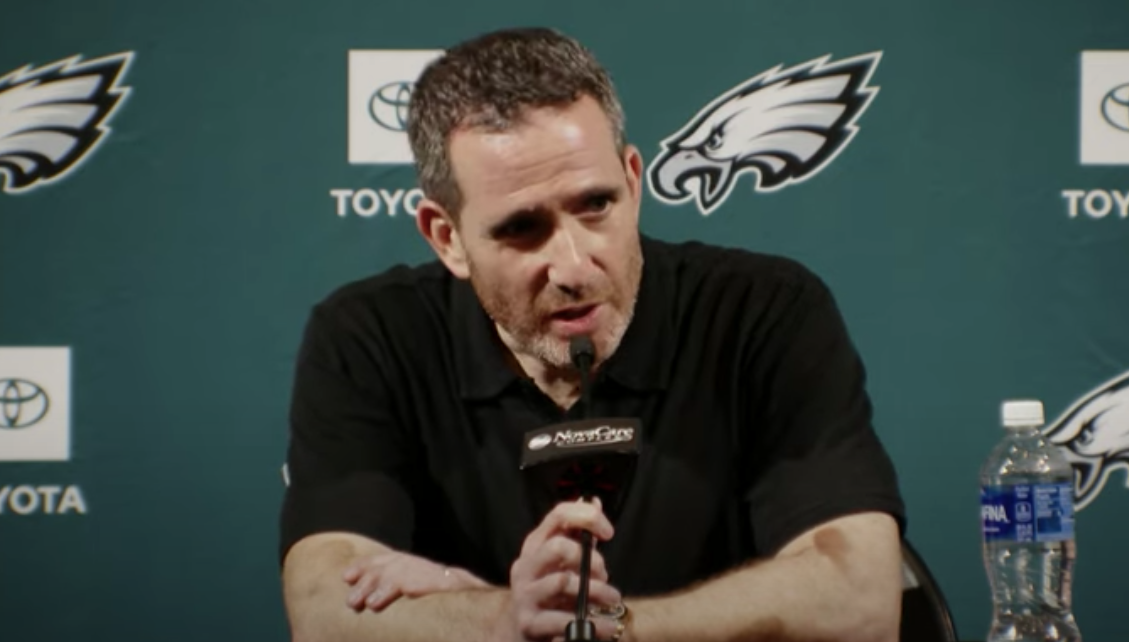 Eagles GM Howie Roseman addressed Philadelphia Eagles media ahead of the 2024 NFL Draft.