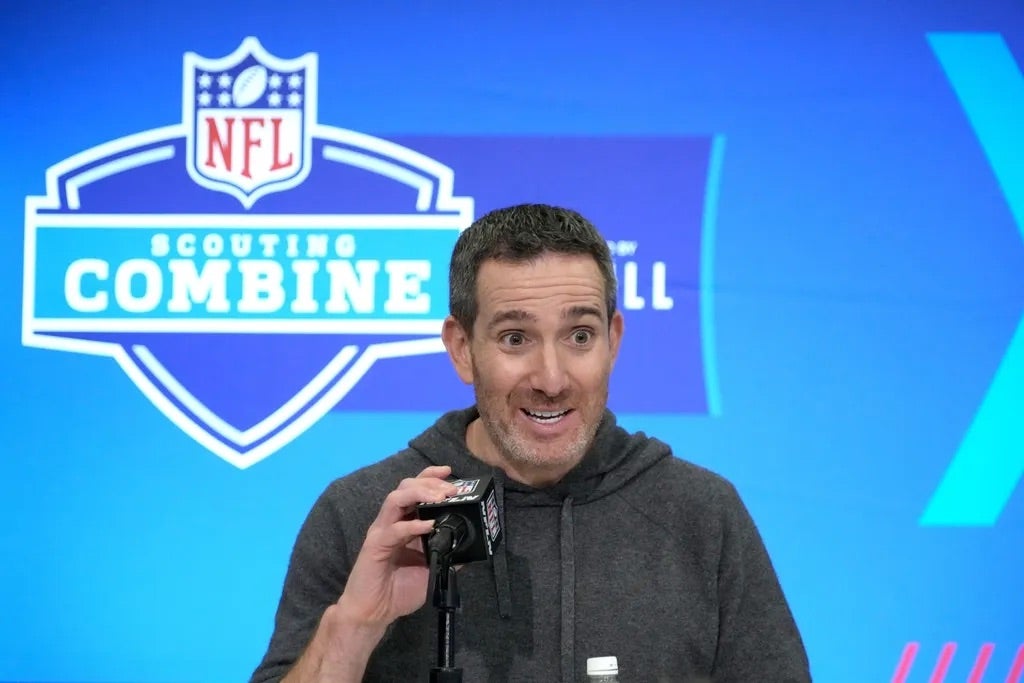 Philadelphia Eagles general manager Howie Roseman during the NFL Scouting Combine at Indiana Convention Center.