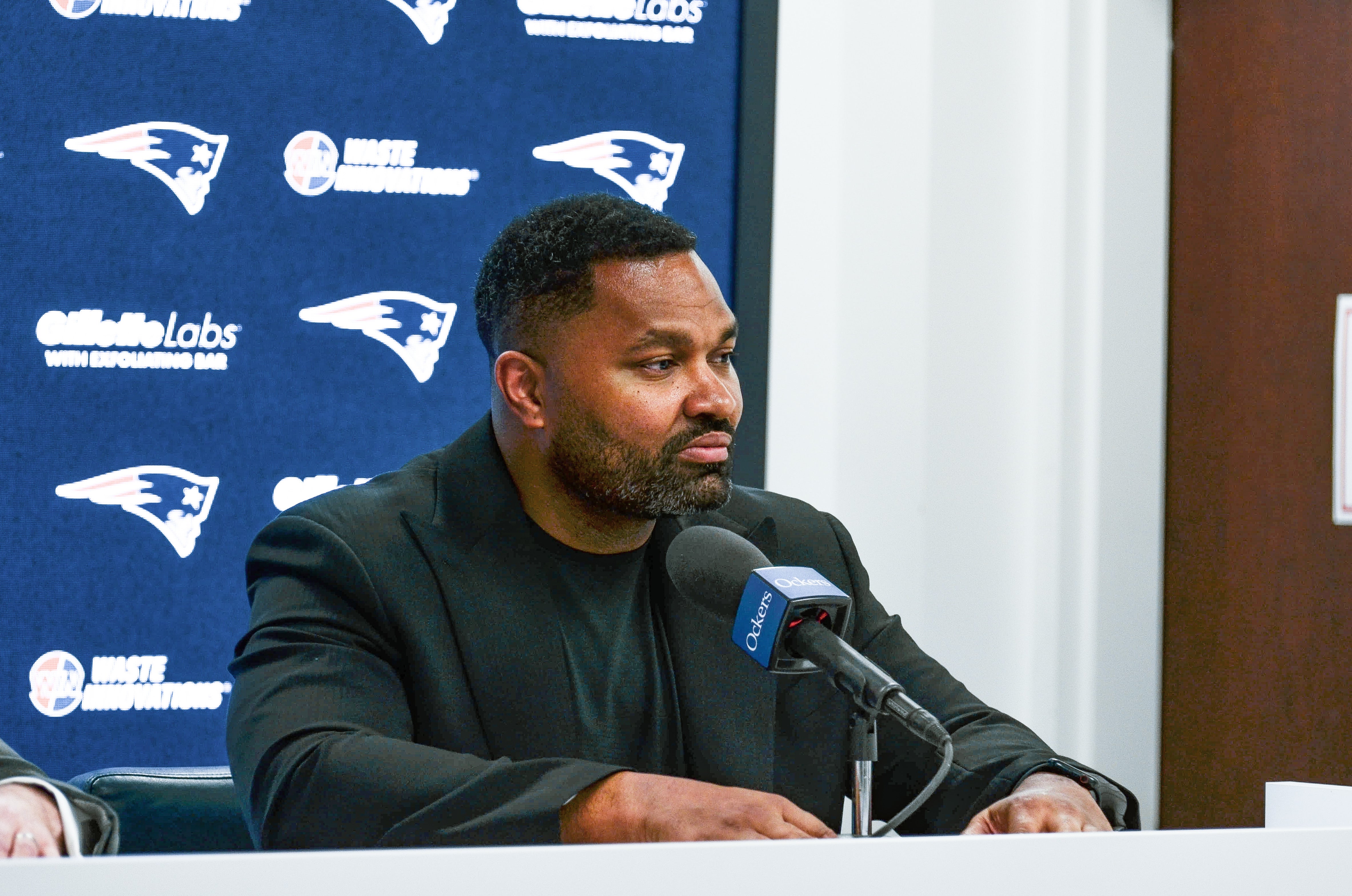 Jerod Mayo speaks after the first round of the 2024 NFL Draft | Friday, April 26