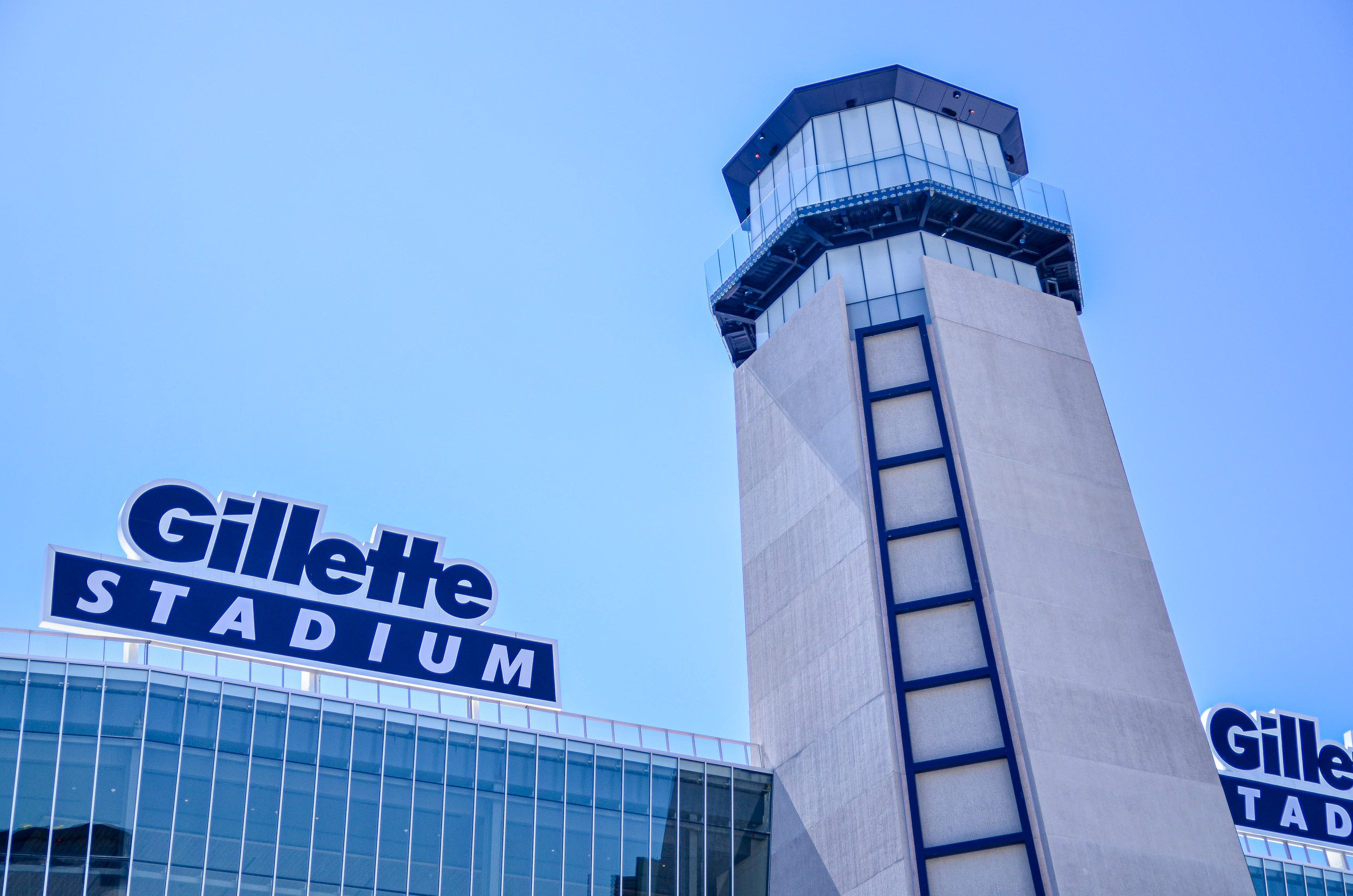 Gillette Stadium, New England Patriots stock photo