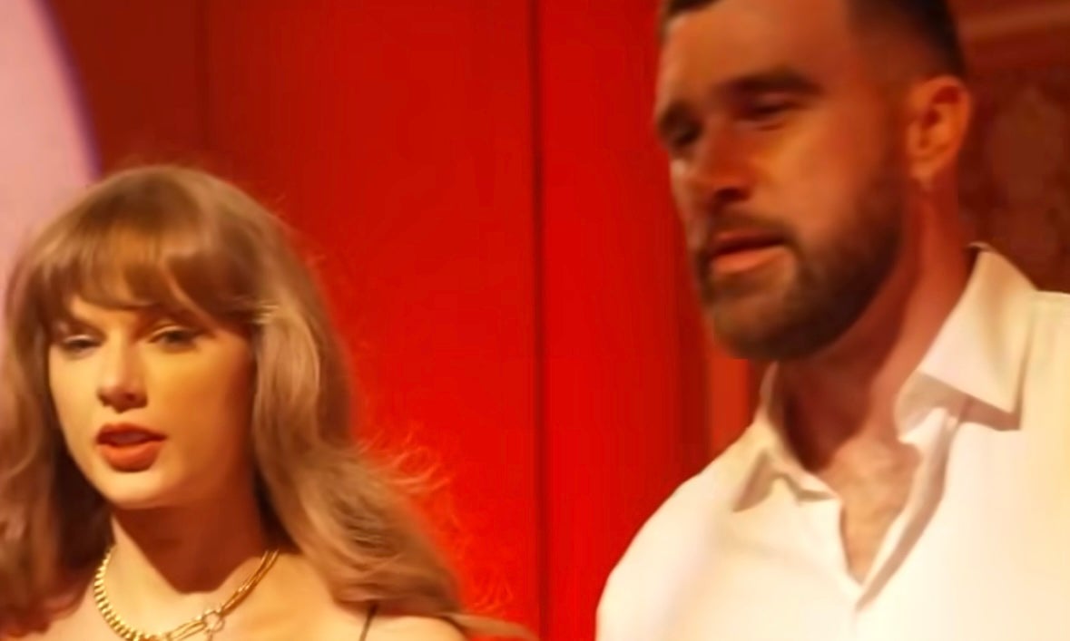 Taylor Swift and Travis Kelce at Patrick Mahomes' Charity Gala