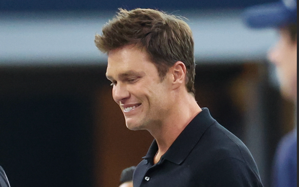 Aug 26, 2023; Arlington, Texas, USA; Former NFL player Tom Brady before the game between the Dallas Cowboys and Las Vegas Raiders at AT&T Stadium.