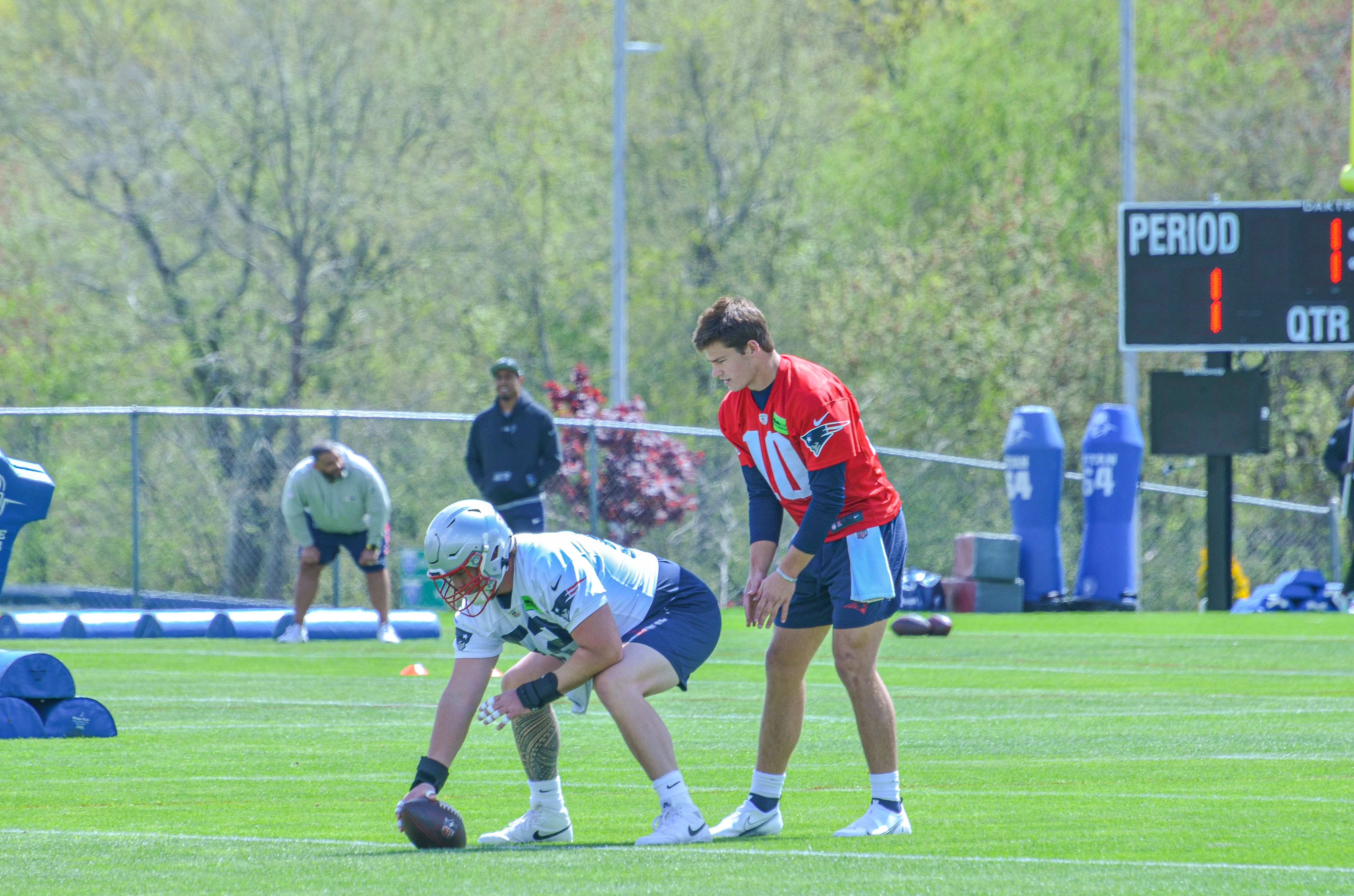 Patriots rookie minicamp at Gillette Stadium 5/11: QB Drake Maye
