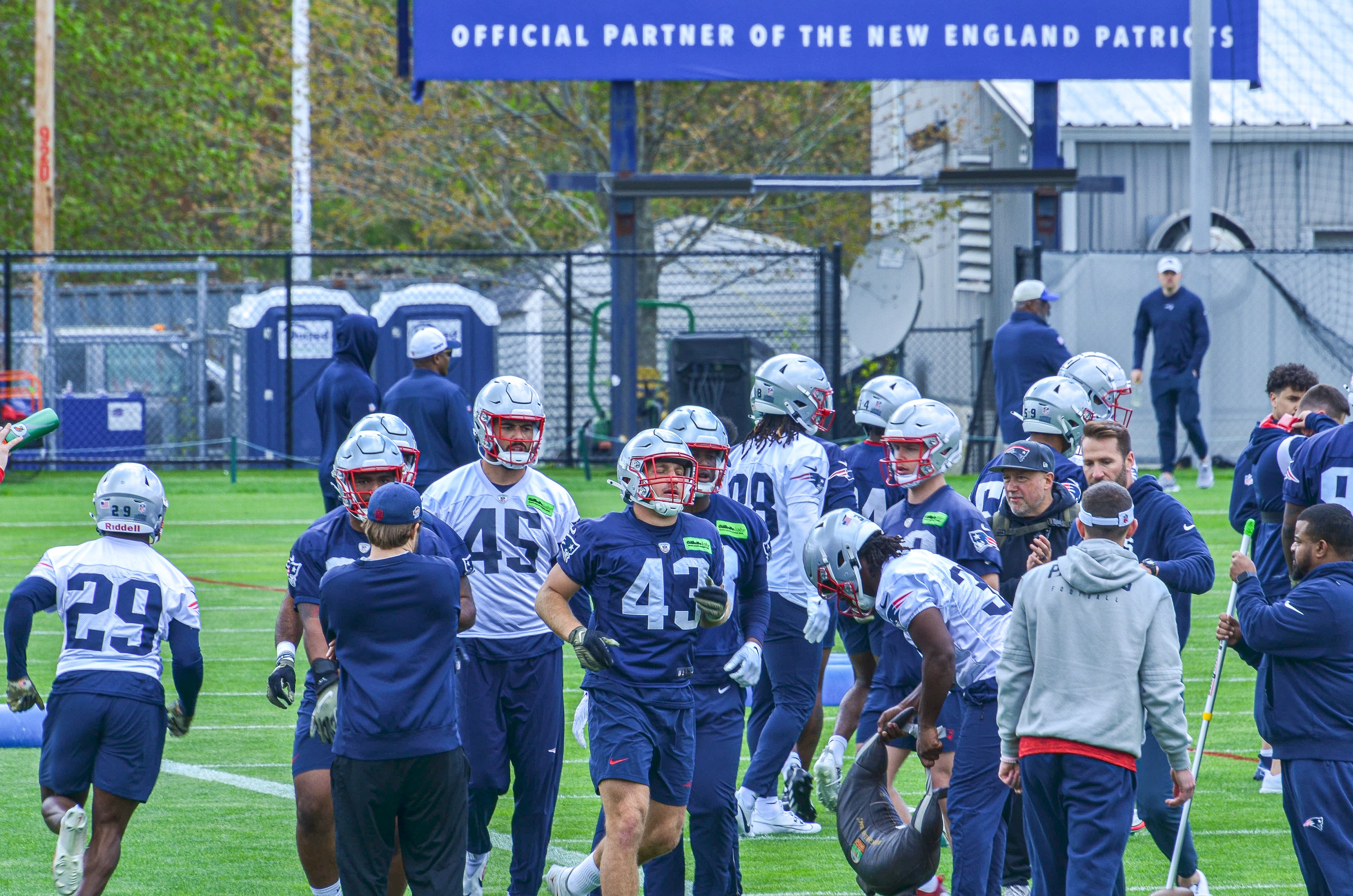 Patriots rookie minicamp at Gillette Stadium 5/11