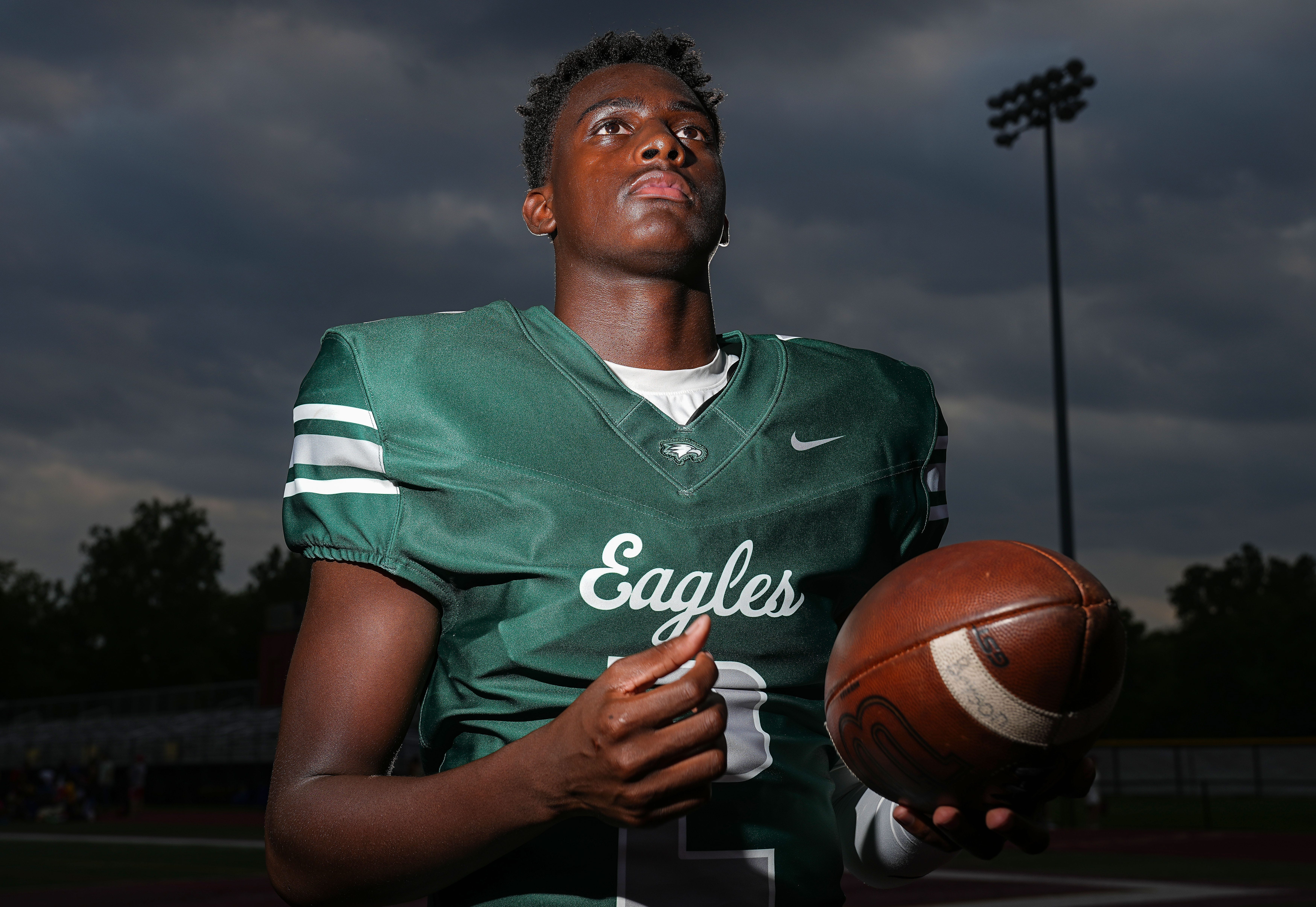 Zionsville's Eugene Hilton poses for a photo Wednesday, July 26, 2023, at Brebeuf Jesuit Preparatory School in Indianapolis.