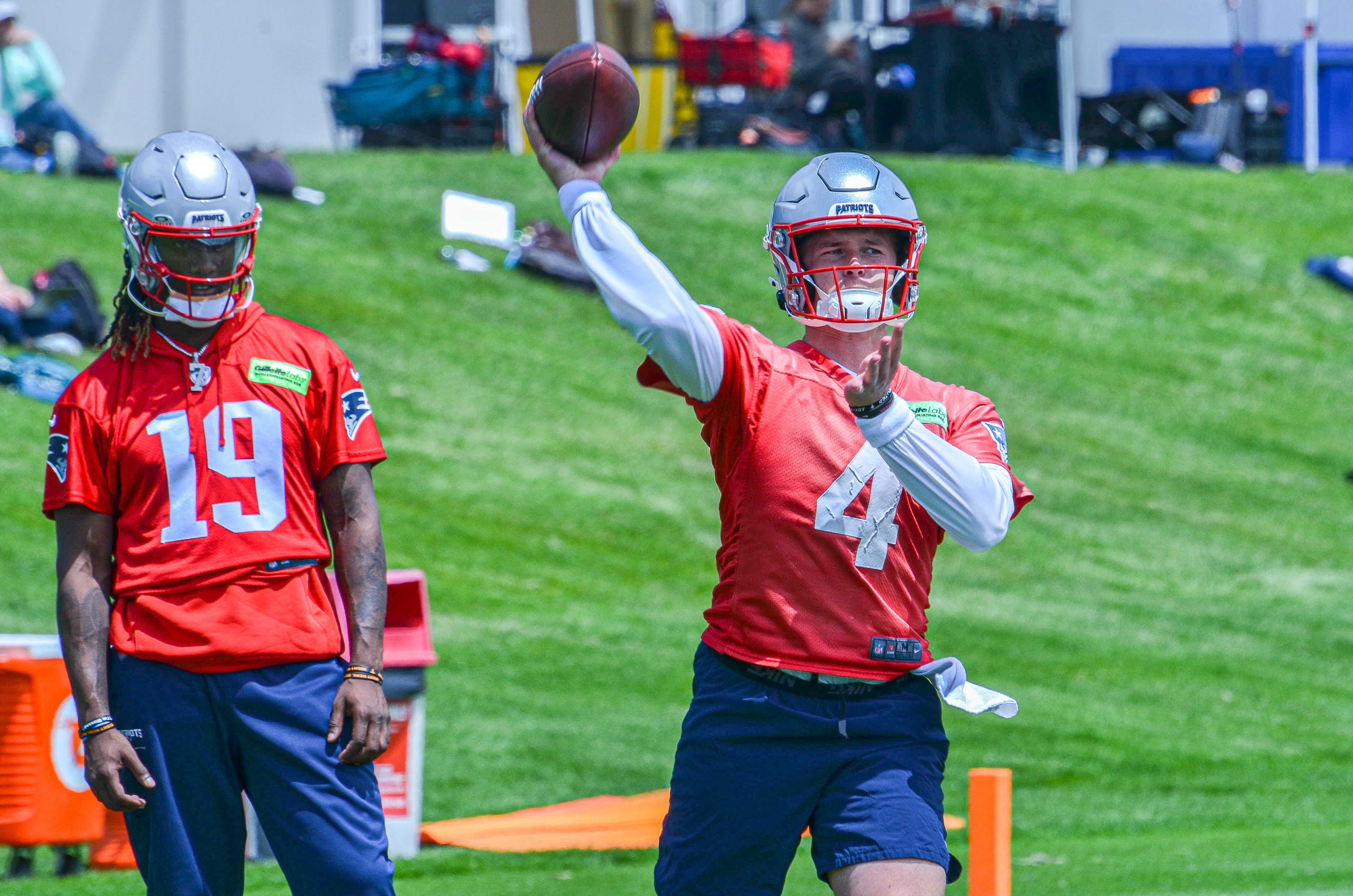 Monday, May 20 - Patriots QB Bailey Zappe at OTAs