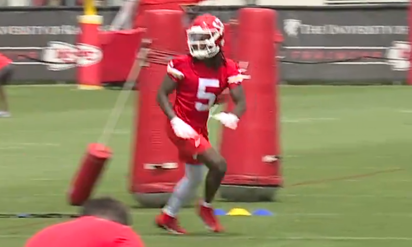 Chiefs WR Hollywood Brown at OTAs.