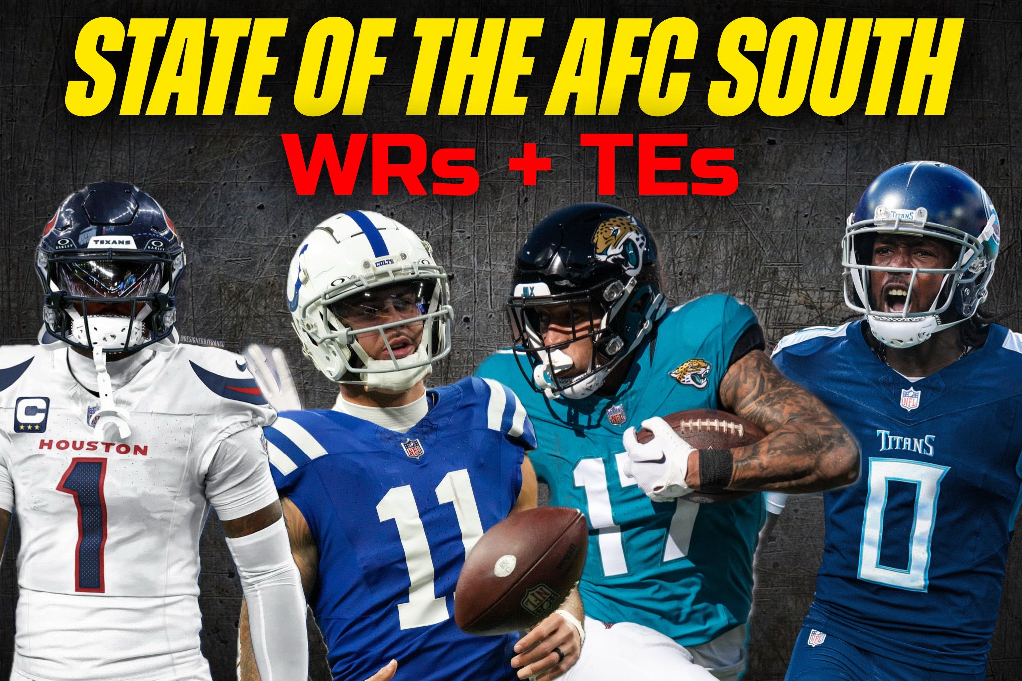 State of the AFC South WRS & TEs