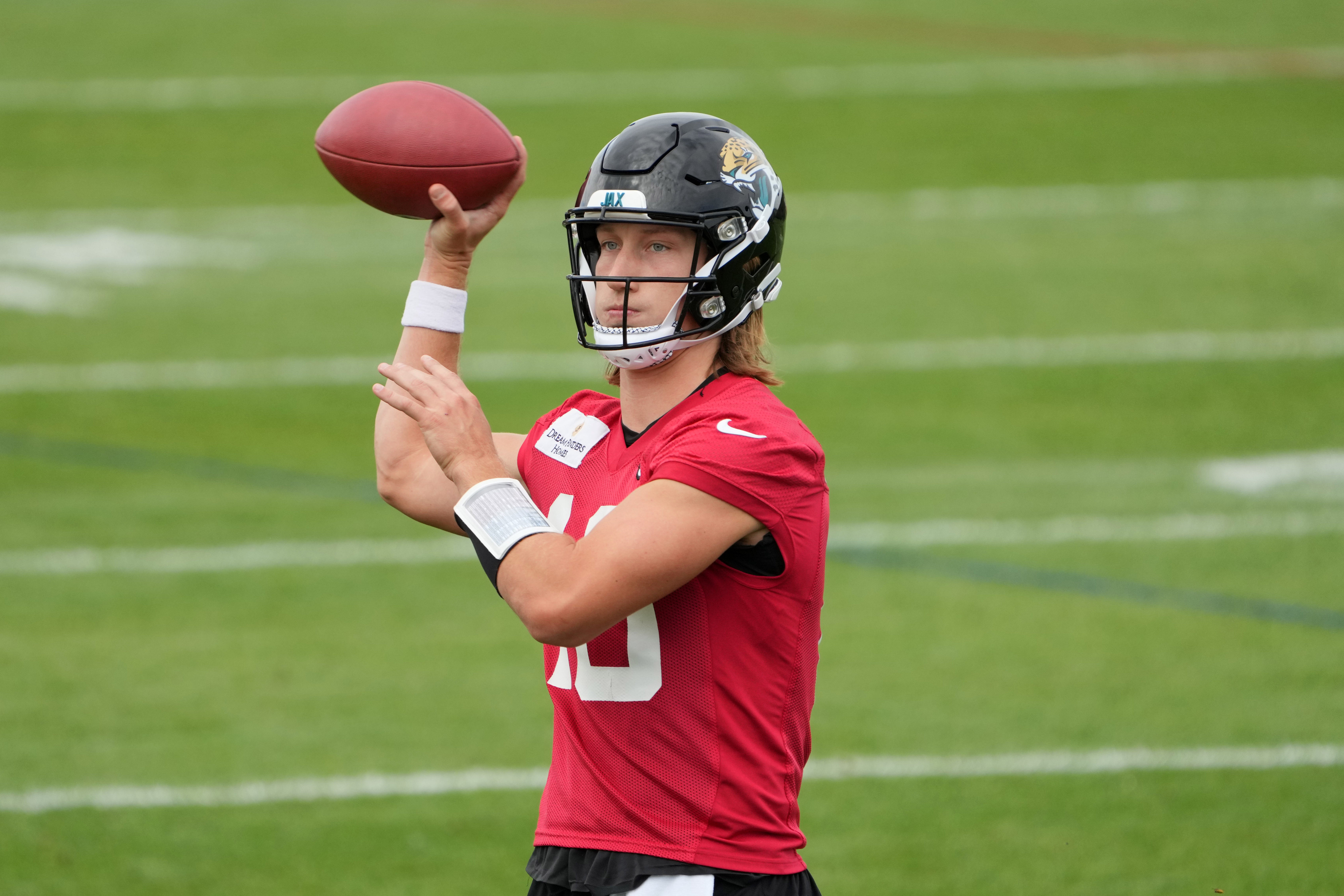 Trevor Lawrence Jacksonville jaguars OTAs