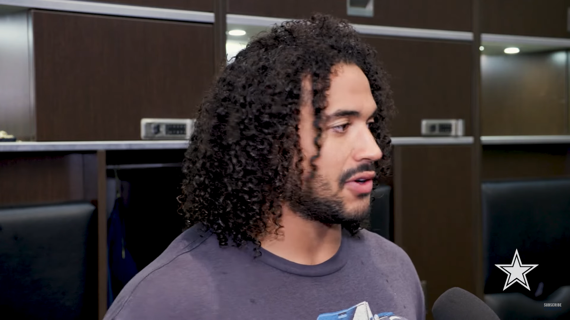 Dallas Cowboys LB Eric Kendricks talks to the media ahead of mandatory minicamp.