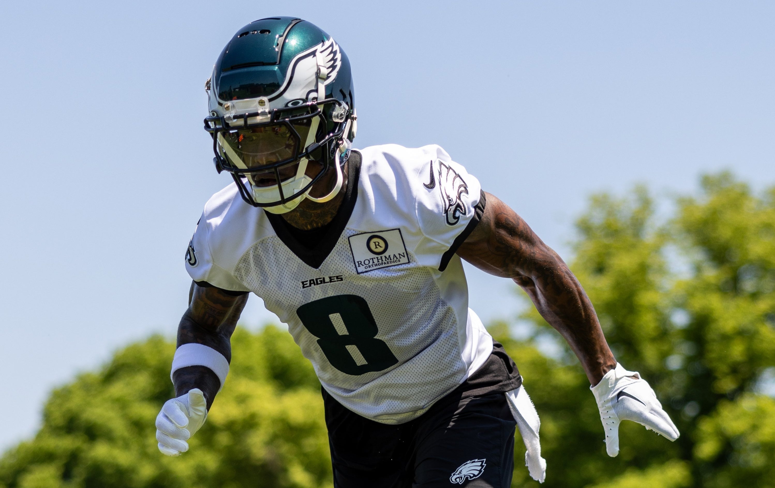 Philadelphia Eagles safety C.J. Gardner-Johnson during OTAs