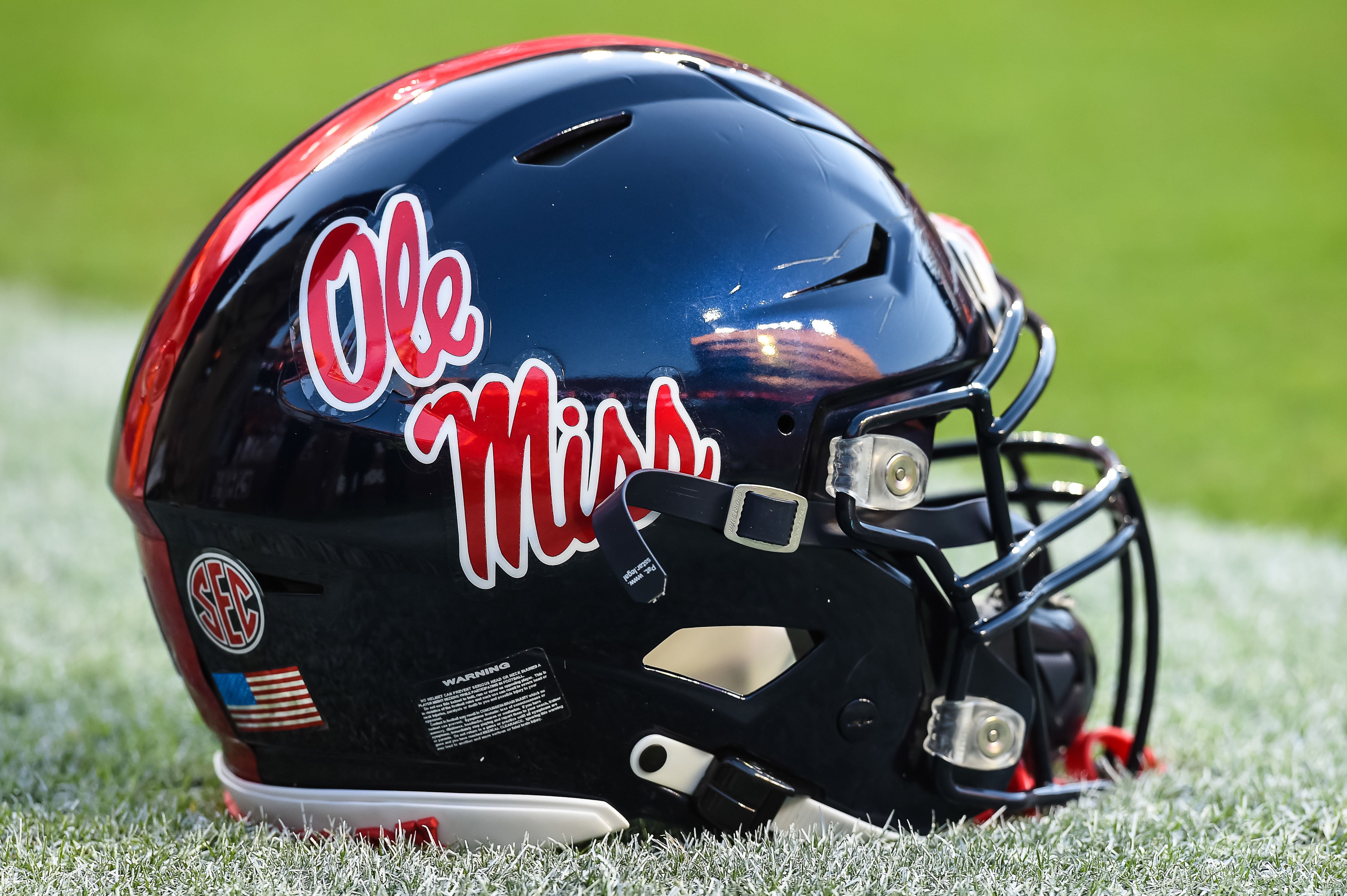 Ole Miss football helmet