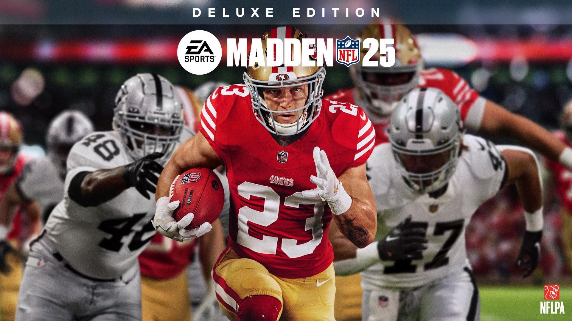 Christian McCaffrey is the cover star for Madden NFL 25.
