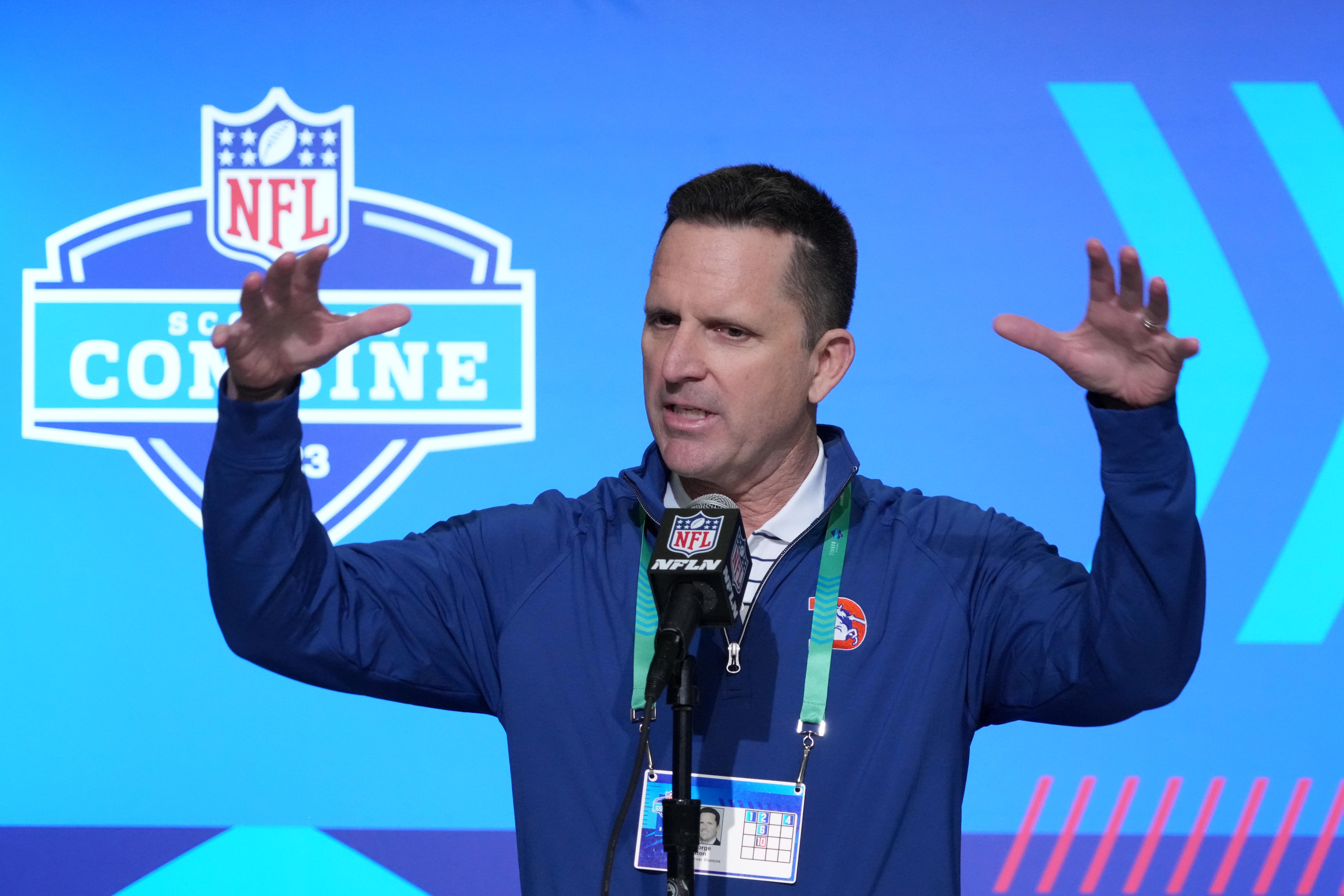 Denver Broncos general manager George Paton