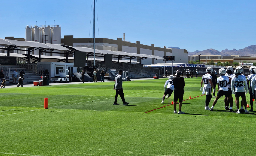 Las Vegas Raiders practice