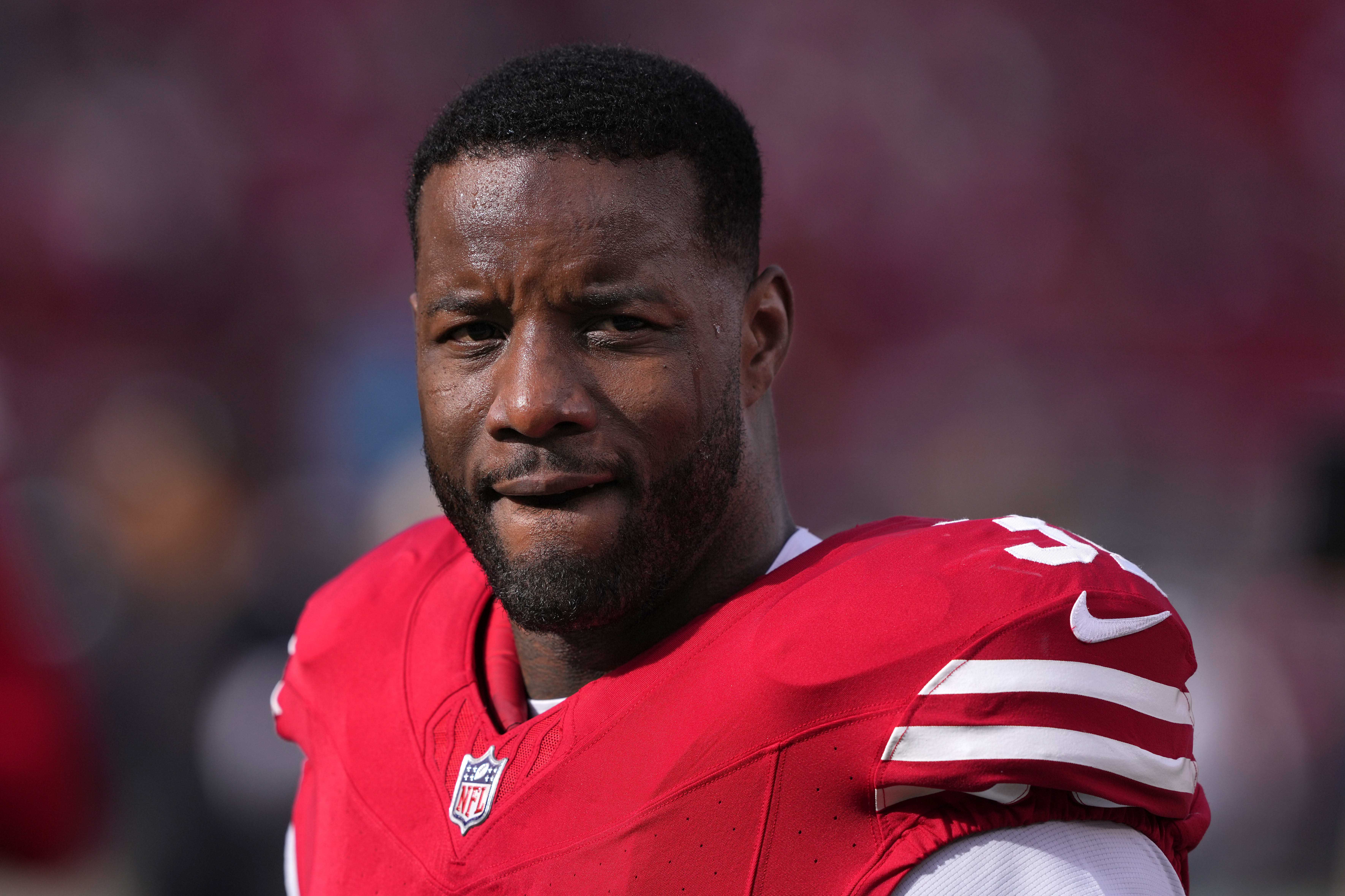 Dec 10, 2023; Santa Clara, California, USA; San Francisco 49ers safety Tashaun Gipson Sr. (31) before the game against the Seattle Seahawks at Levi's Stadium.