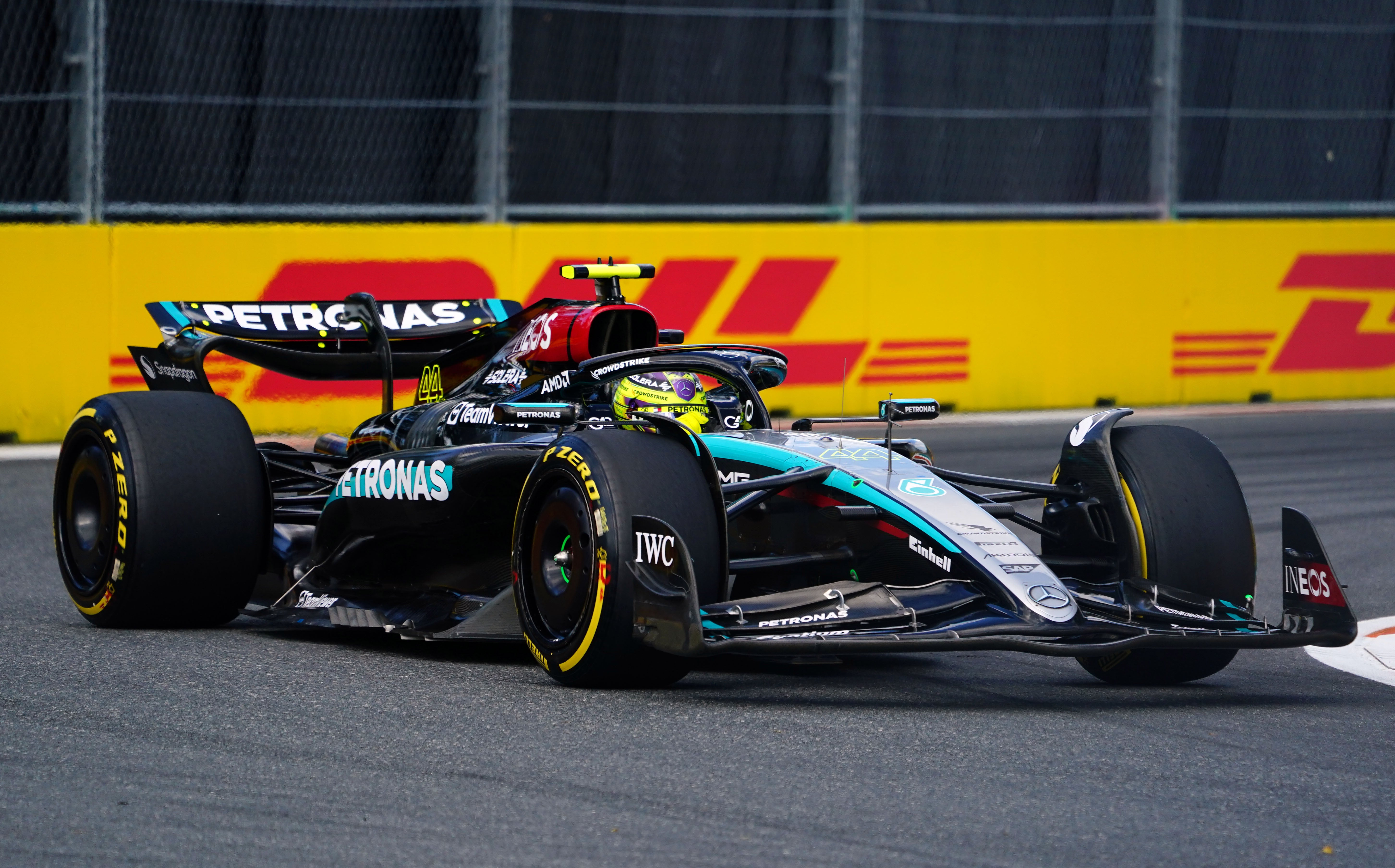 Lewis Hamilton Mercedes Denver Broncos