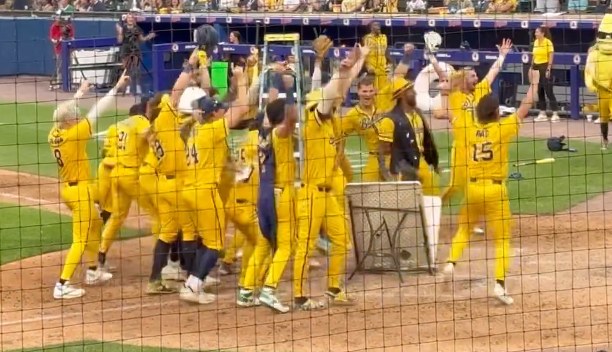 The Savannah Bananas broke a table in honor of Bills Mafia during show at Sahlen Field.