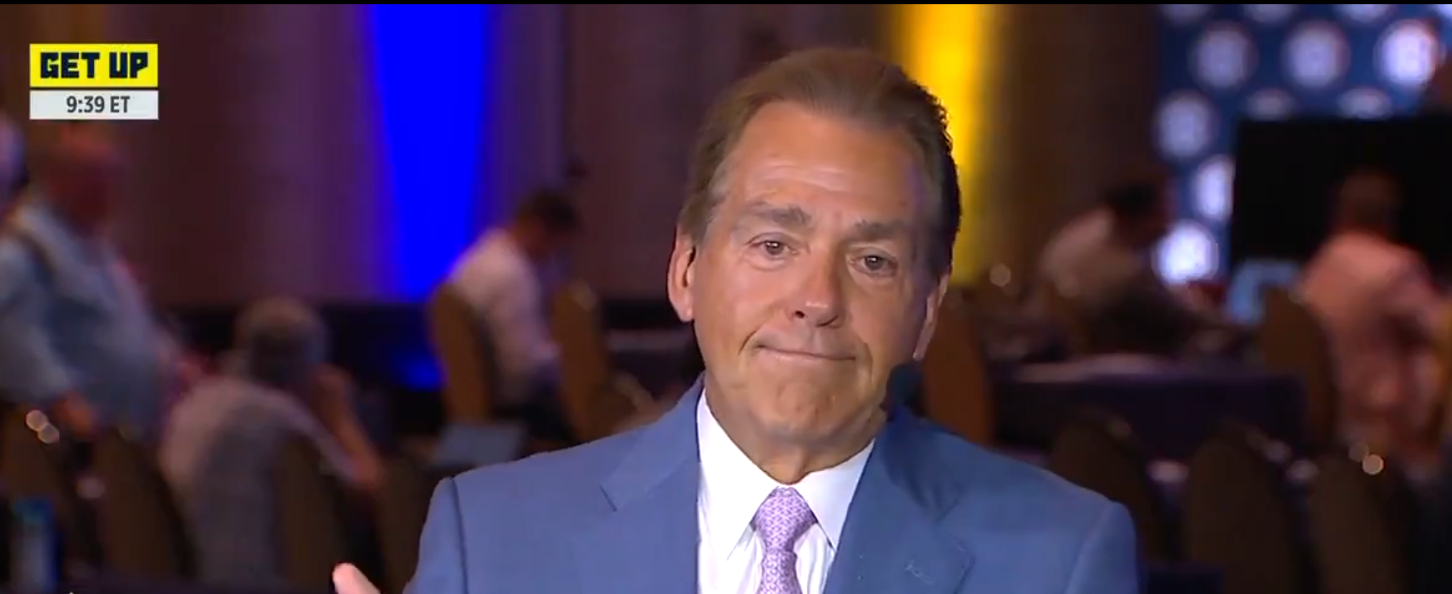 Alabama HC Nick Saban joins ESPN's Get Up to discuss SEC Media Days