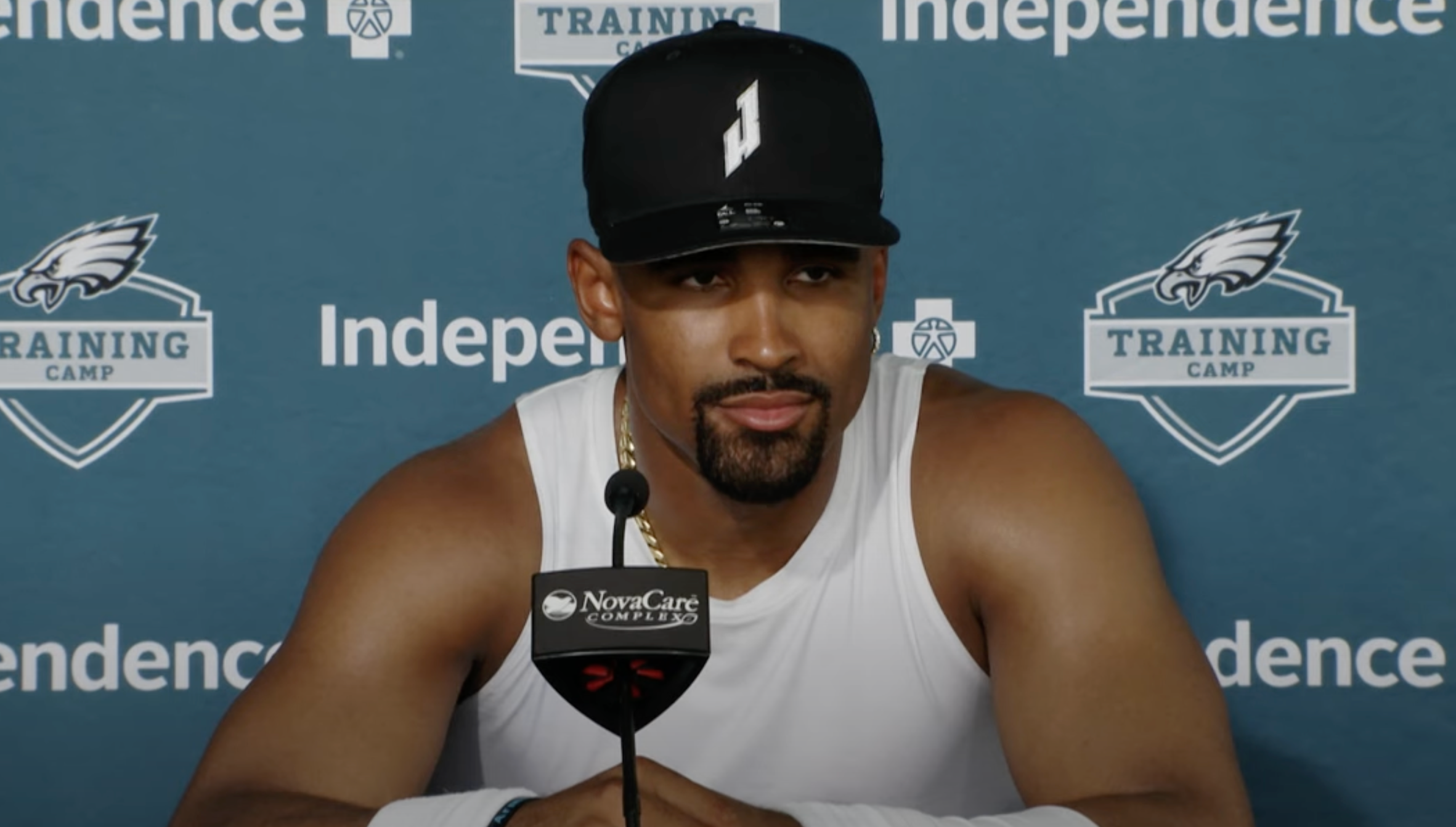 Philadelphia Eagles quarterback addresses rumors surrounding his relationship with head coach Nick Sirianni.