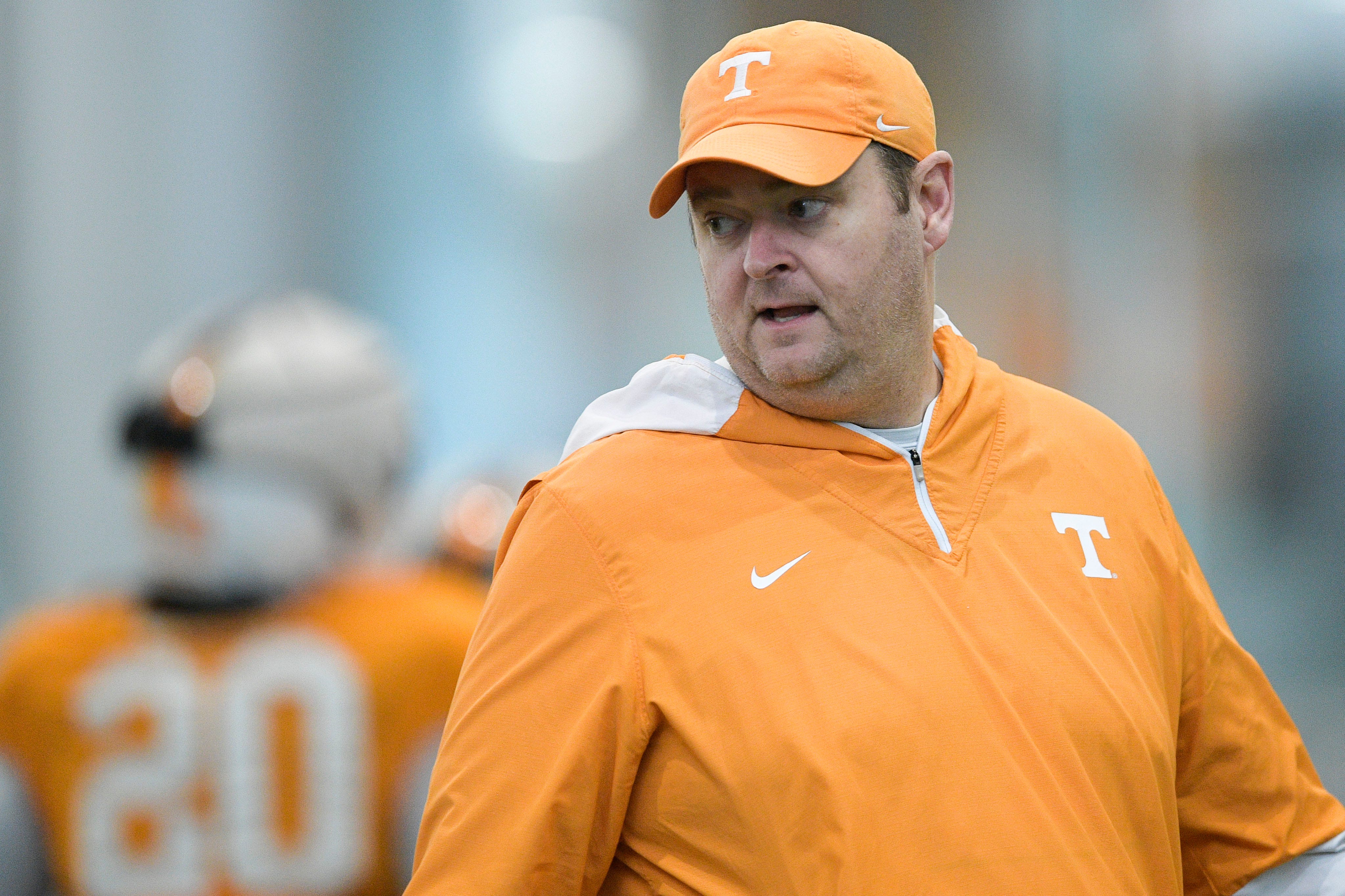 Tennessee Head Coach Josh Heupel during Tennessee football practice at Haslam Field in Knoxville, Tenn., on Saturday, Dec. 17, 2022.