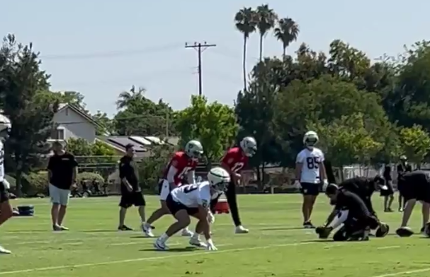 Las Vegas Raiders tight end Brock Bowers rookie training camp