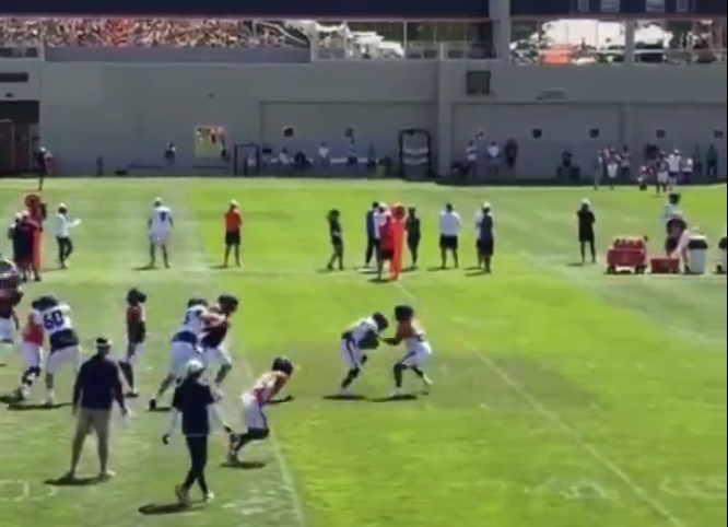 Denver Broncos training camp Audric Estimé